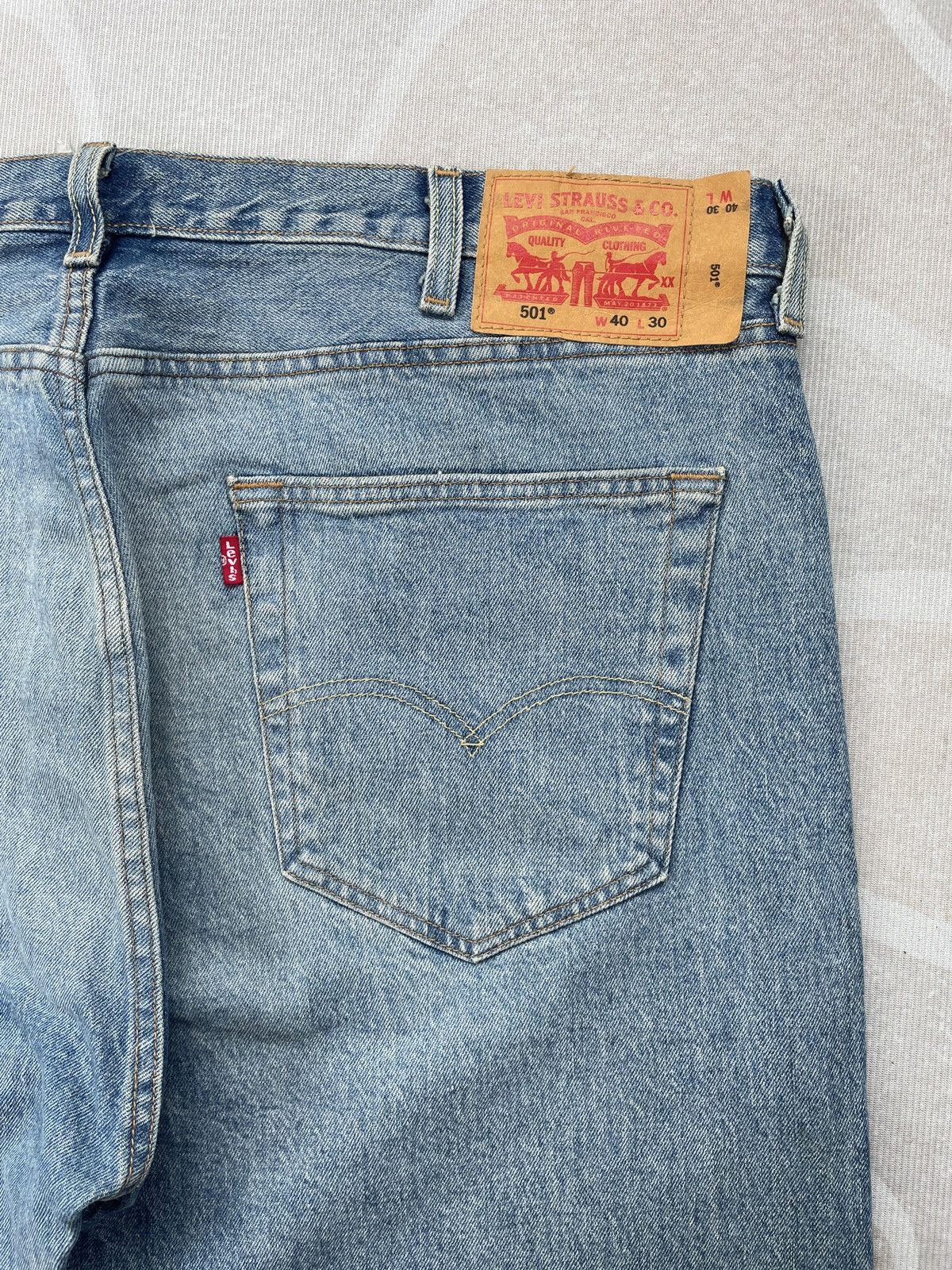 Levi's Levis 501 Stretch Jeans (P58) Size US 41 - 10 Thumbnail