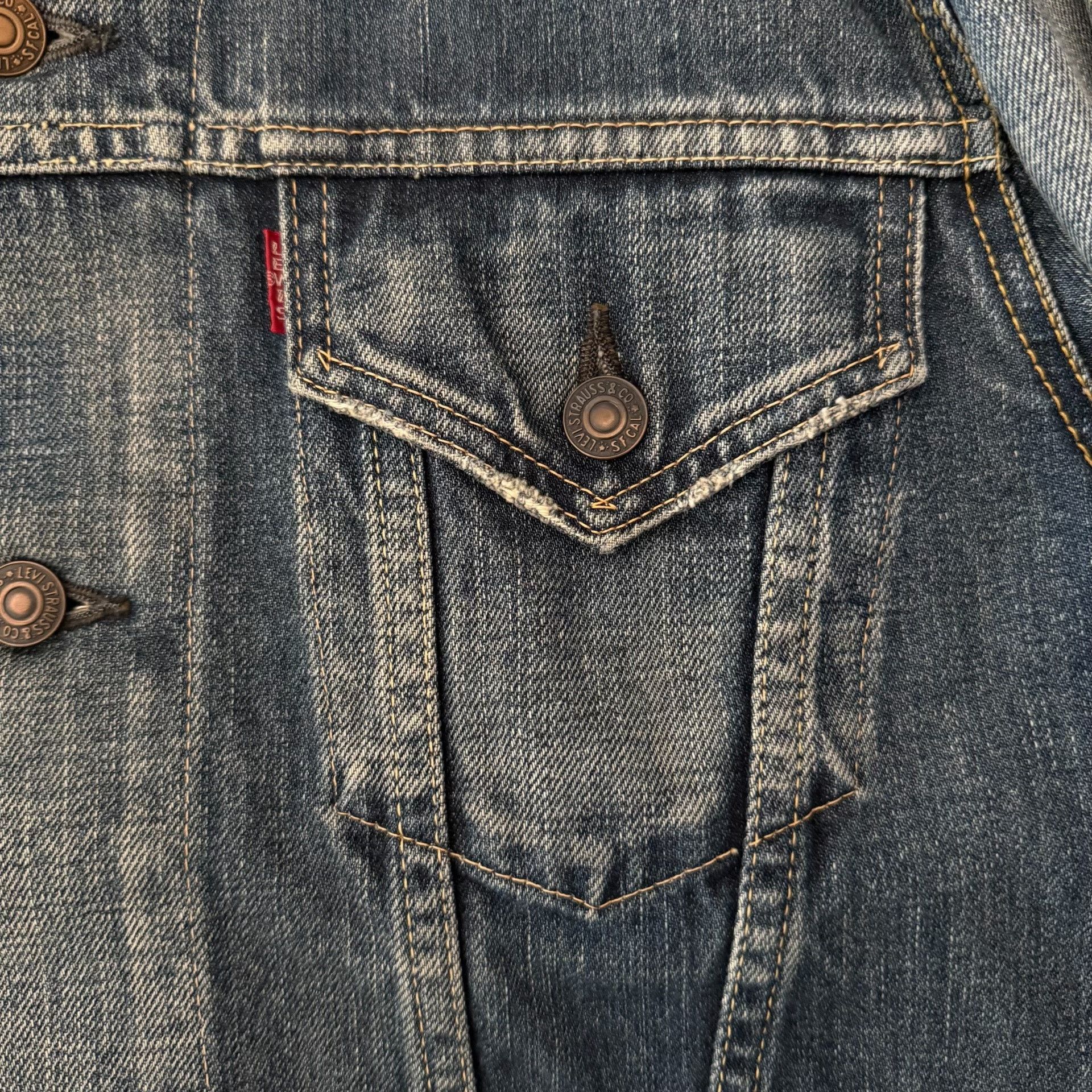 Levi's Vintage Clothing Levi's LVC70505 Denim Jacket Size US XXS / EU 40 - 4 Thumbnail
