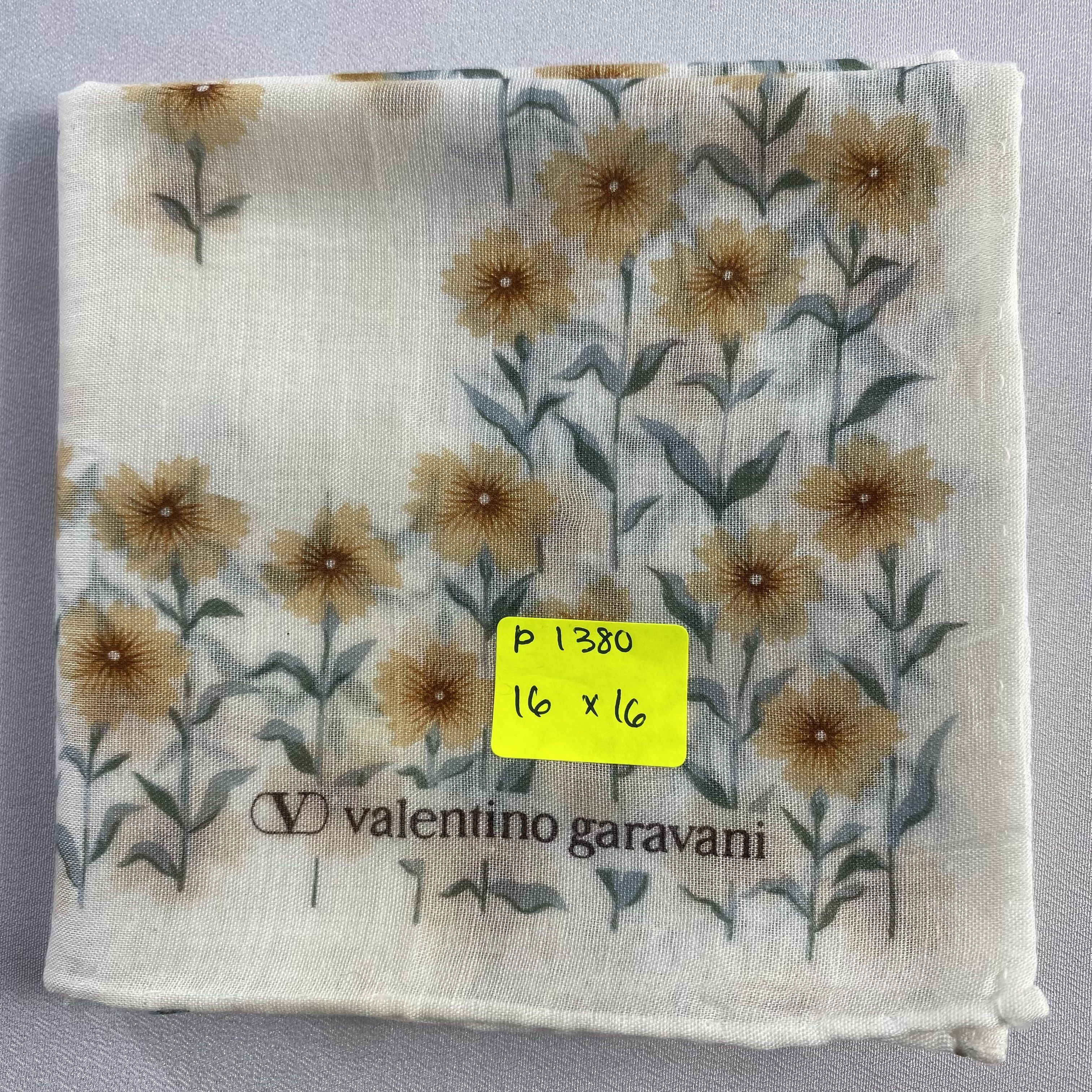 Valentino × Vintage Valentino Garavani Handkerchief / Neckerchief-P1380 Size ONE SIZE - 5 Thumbnail