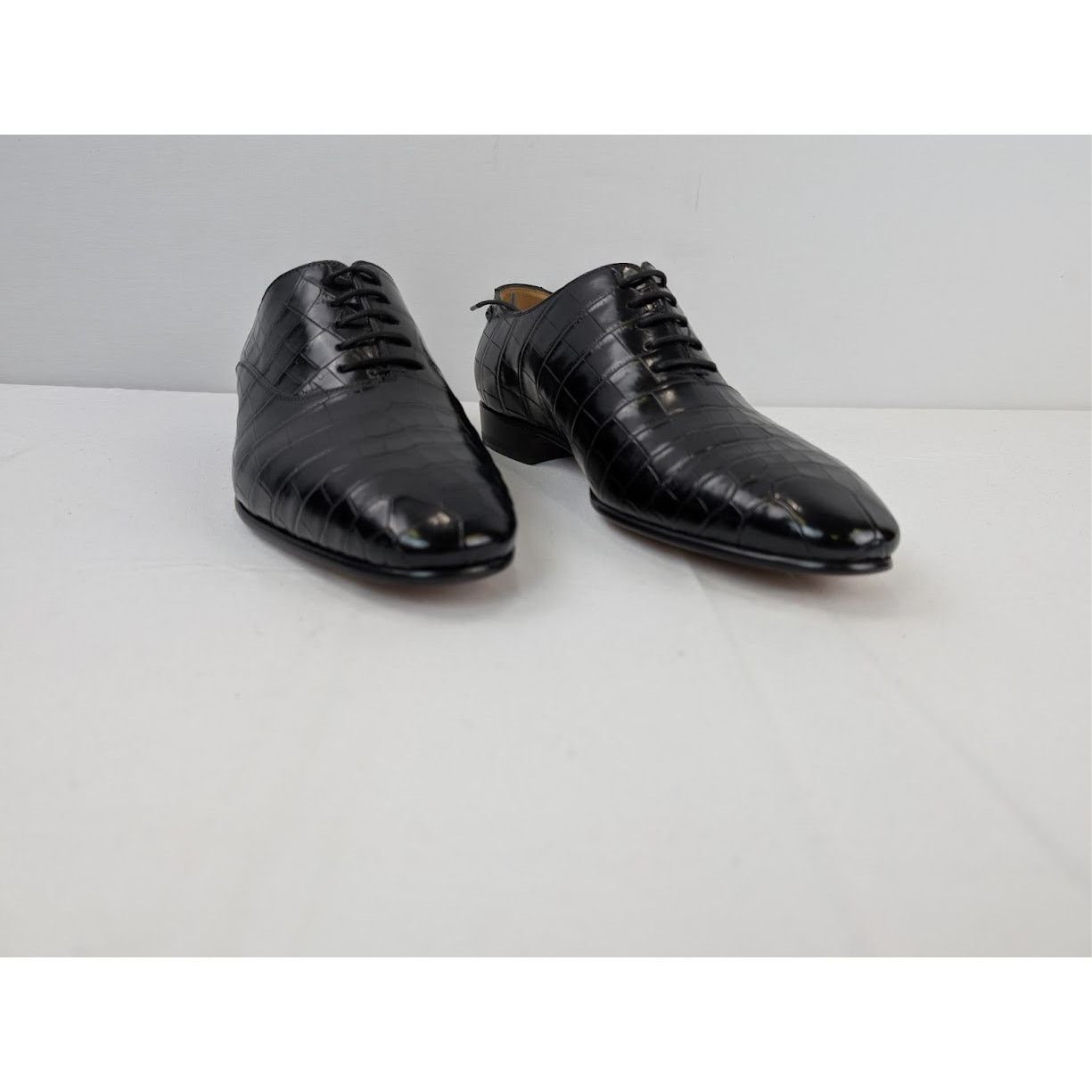 Gucci o1rshd1 Croco Niloticus Shoes in Black Size US 10.5 / EU 43-44 - 5 Thumbnail
