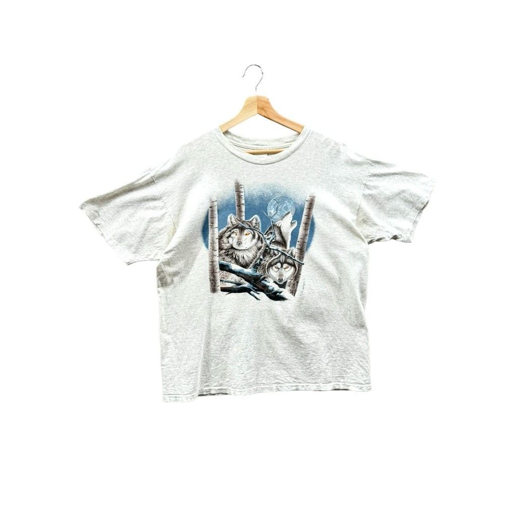 Vintage 1994 Wolfpack Animal Nature Graphic Tee Size US L / EU 52-54 / 3 - 1 Thumbnail