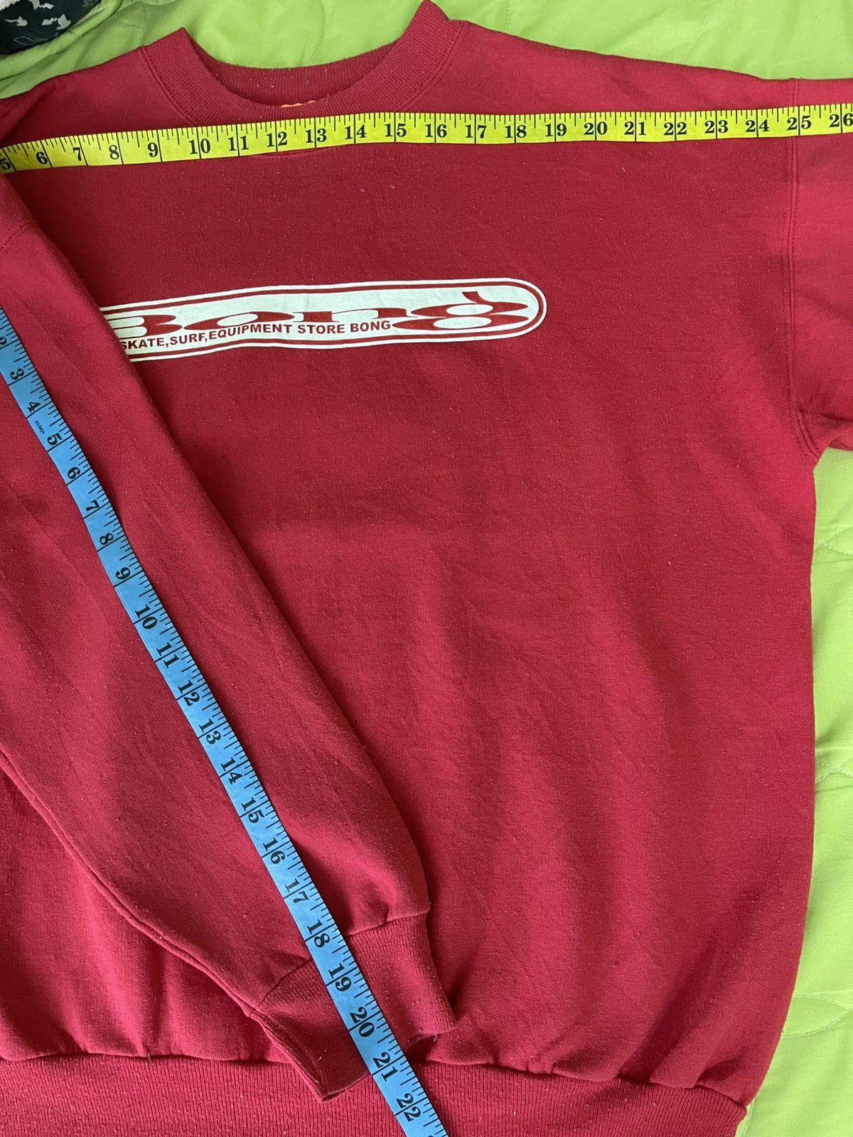 Vintage Vintage Bong Snow Skate Surf Equipment Store Bong Sweatshirt Size US L / EU 52-54 / 3 - 11 Thumbnail