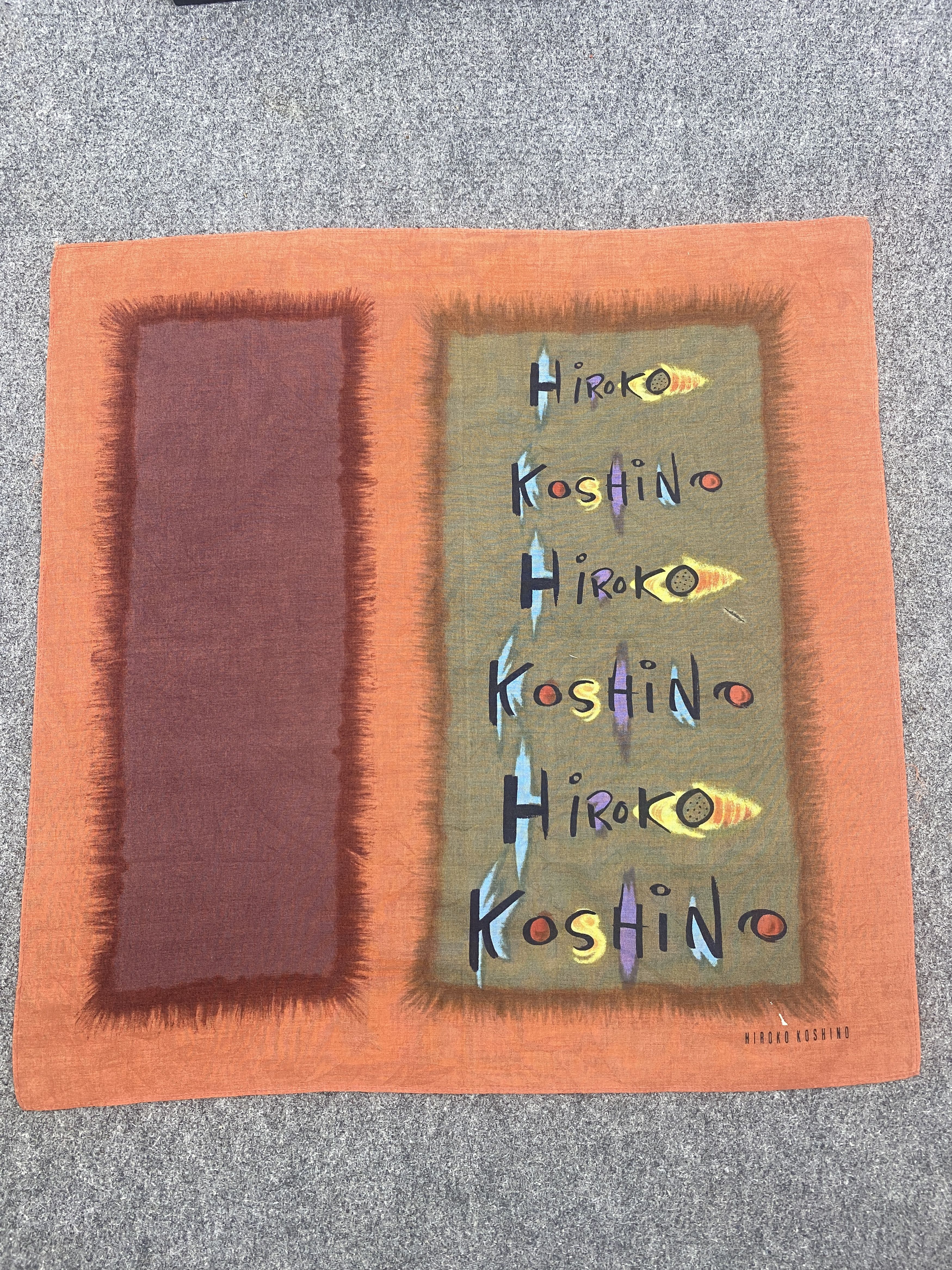 Hiroko Koshino Homme Hiroko Koshino Handkerchief / Neckerchief HKC0997 Size ONE SIZE - 3 Thumbnail
