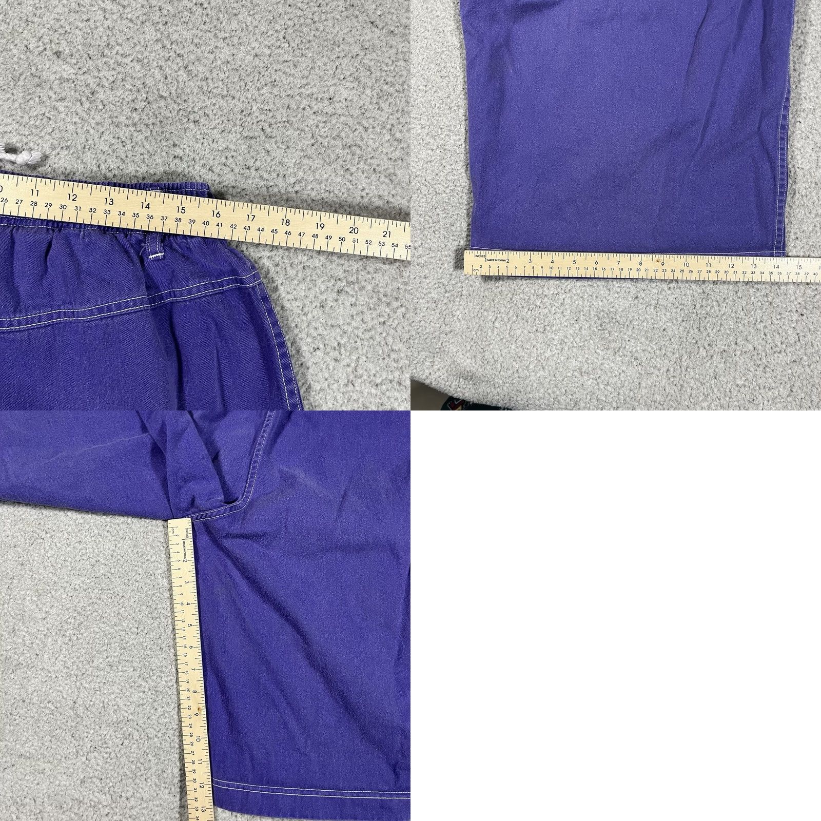 Ocean Pacific Ocean Pacific Shorts Mens L Purple Vintage Made USA Pockets Baggy Skate Surf Size US 33 - 10 Thumbnail