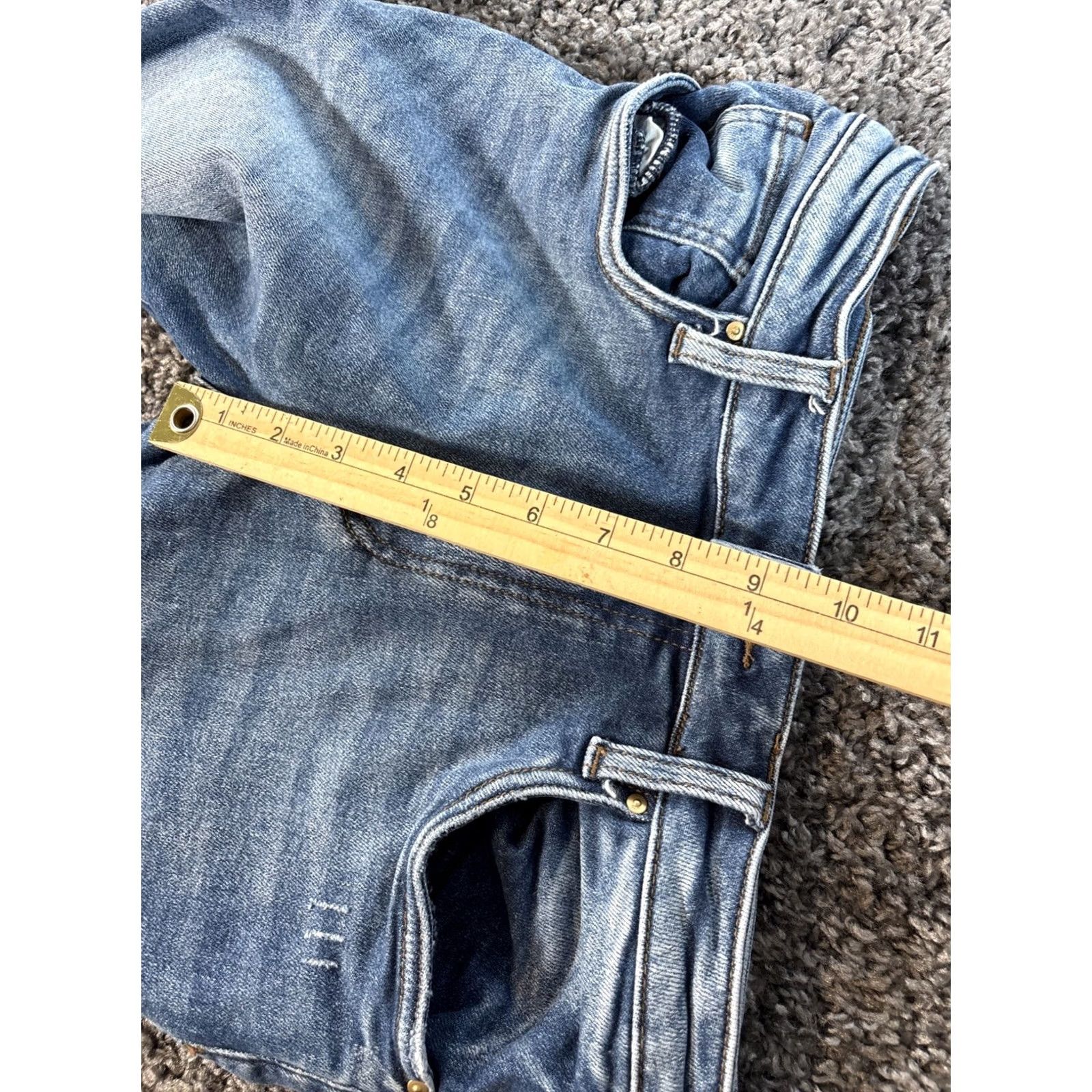 Vintage KUT from the Kloth Jeans Womens 8 28x26 Distressed High Rise Ankle Denim Pocket 5-Pocket Women Shoes? Size 30" / US 8 / IT 44 - 5 Thumbnail