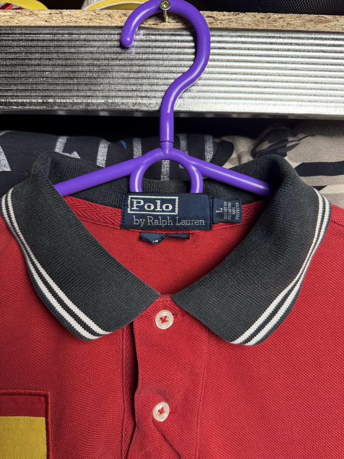 Polo Ralph Lauren × Vintage Vintage Polo T-Shirt Polo Ralph Lauren Espana Madrid PRL Size US L / EU 52-54 / 3 - 7 Thumbnail