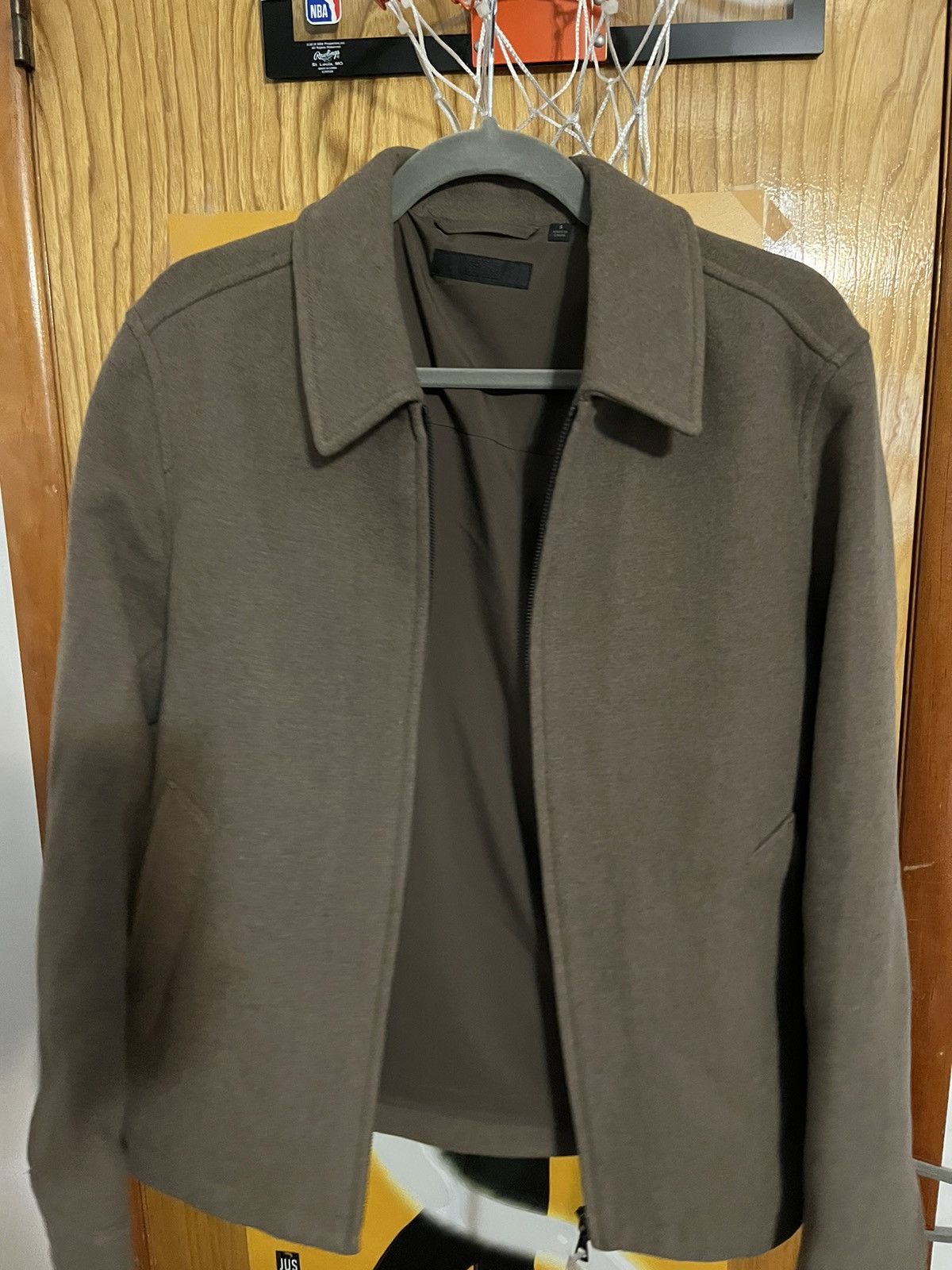 Uniqlo New Single Collar Short Blouson - Brown | Grailed