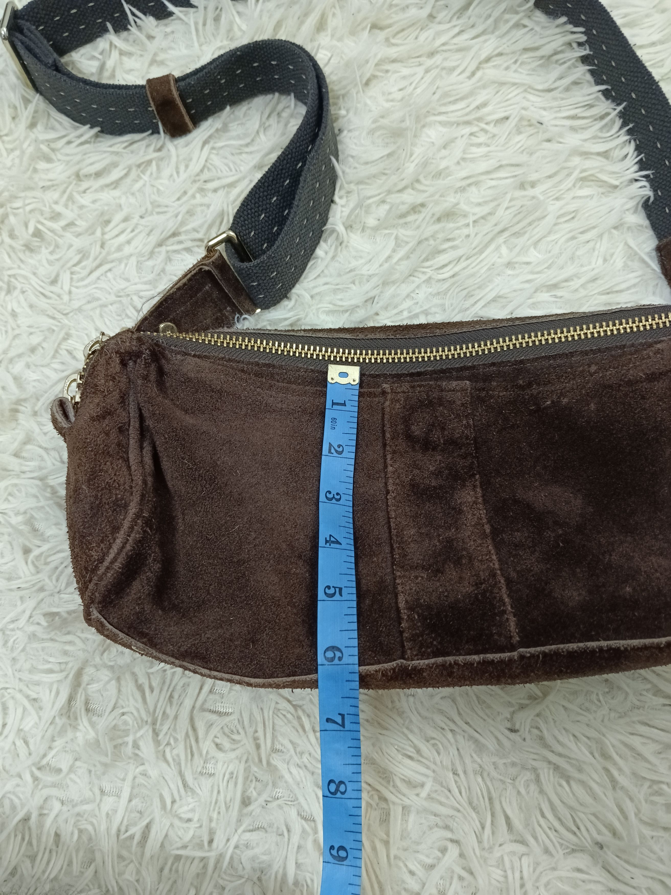 Leather MINITALY SUEDE LEATHER SLING/CROSSBODY Size ONE SIZE - 9 Thumbnail