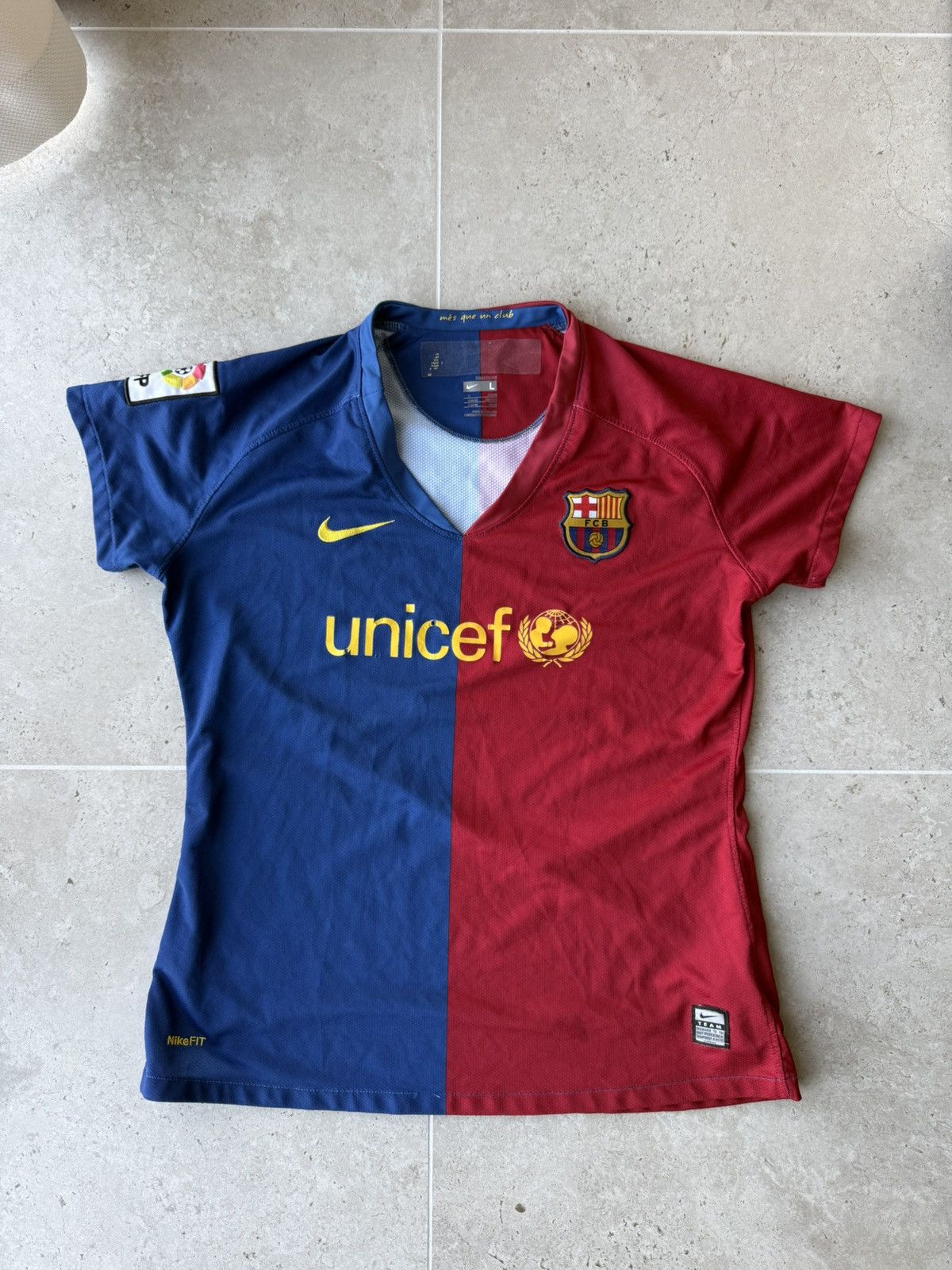 Nike Vintage Nike Barcelona soccer jersey size Women’s Size L / US 10 / IT 46 - 1 Thumbnail