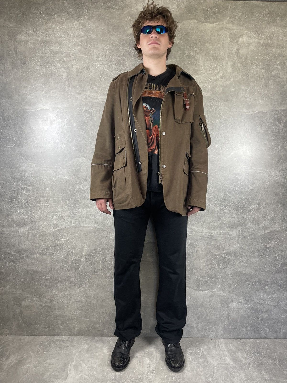 Andrew Mackenzie Vintage Andrew Mackenzie Military Jacket 00s Avant Garde Size US L / EU 52-54 / 3 - 4 Thumbnail