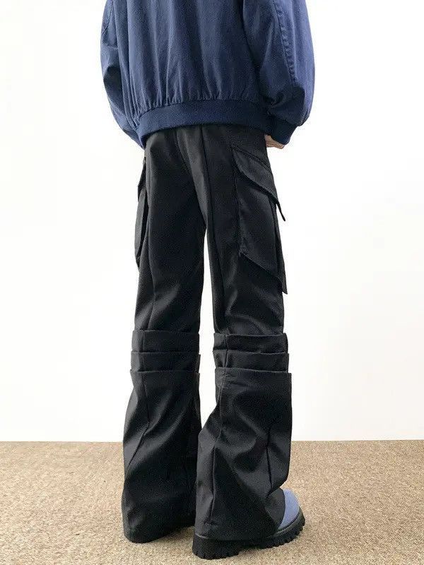 Japanese Brand Retro loose straight leg micro flared jeans Size US 32 / EU 48 - 4 Thumbnail