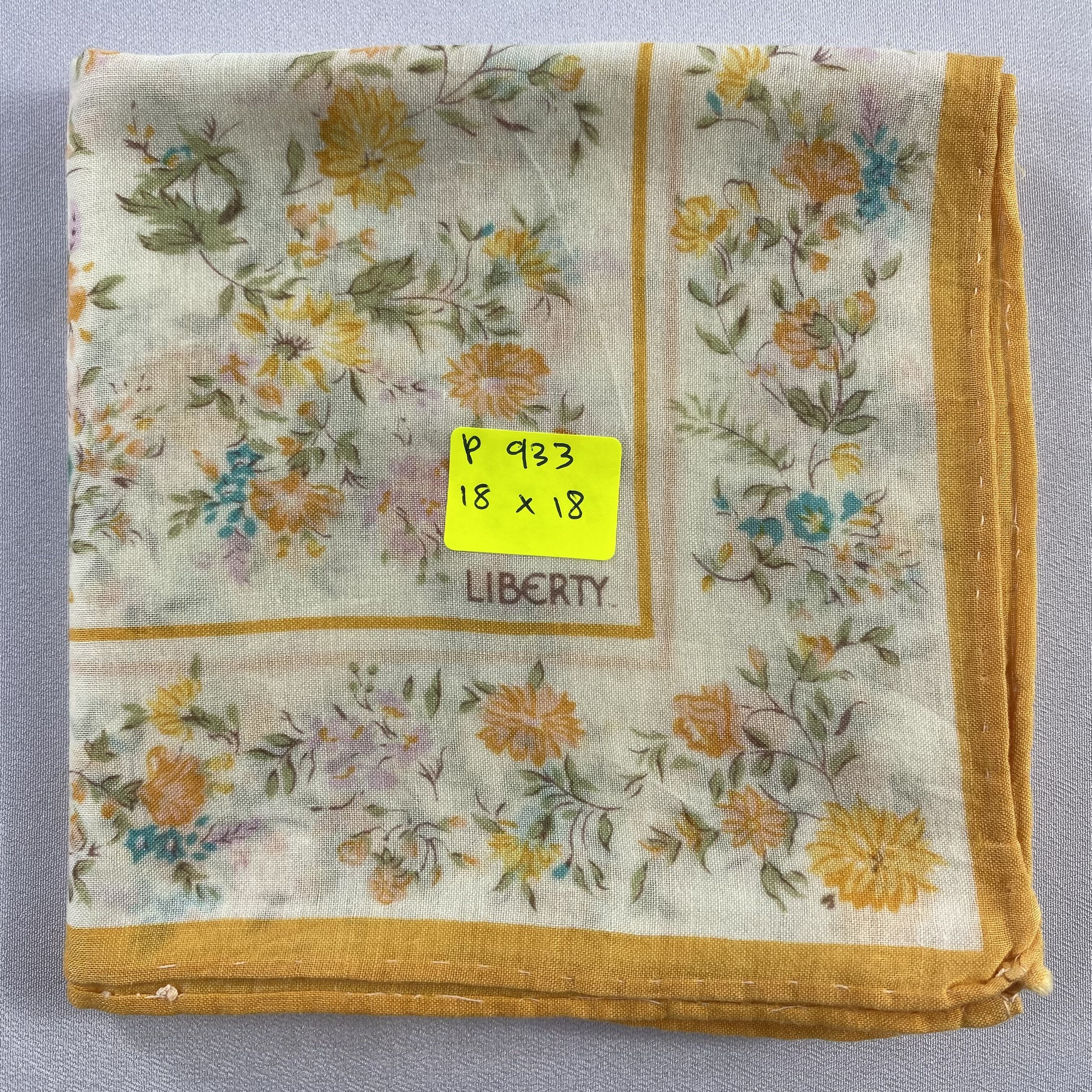 Liberty × Vintage Intermode Liberty Neckerchief / Bandana / Handkerchief-P933 Size ONE SIZE - 5 Thumbnail