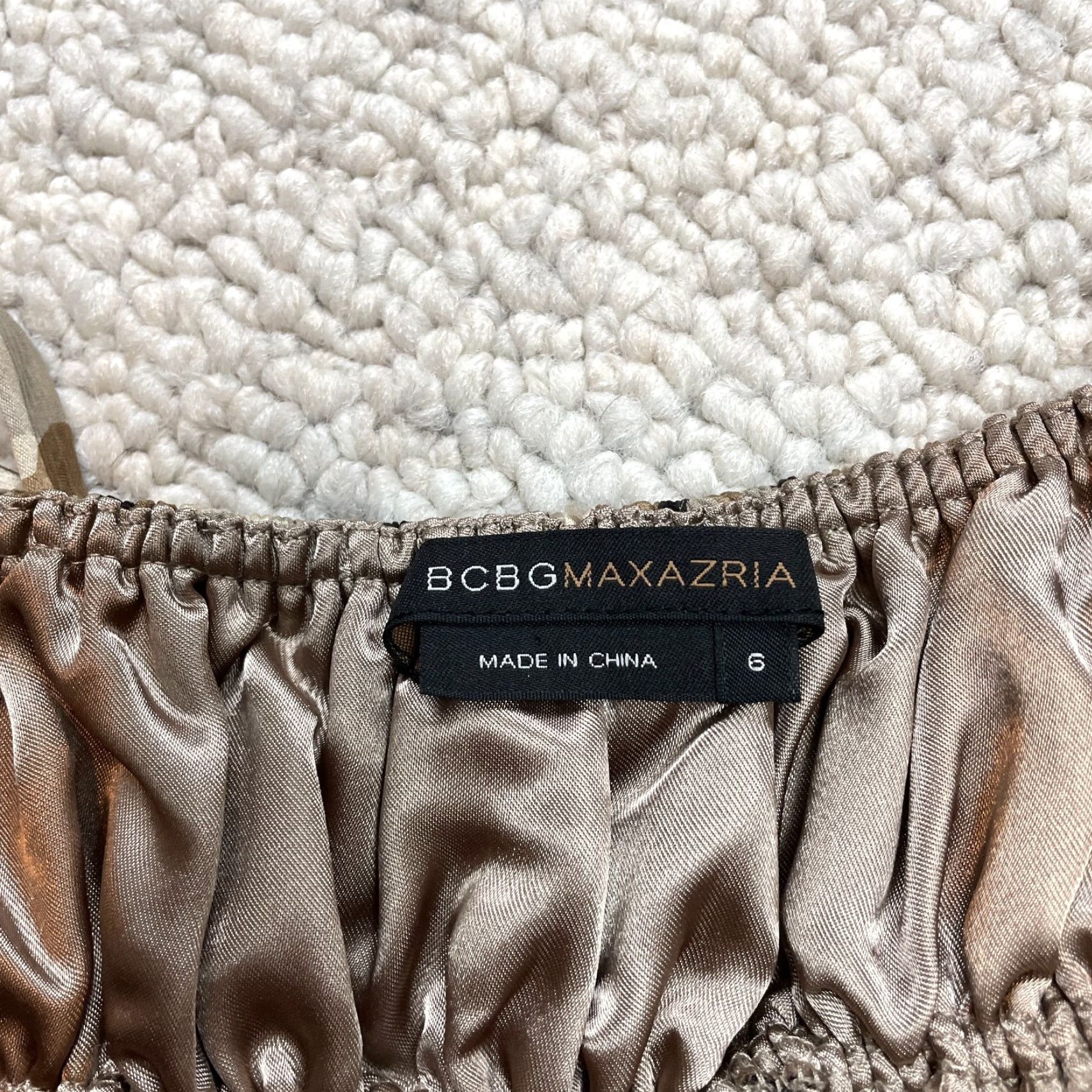 Bcbgmaxazria VINTAGE BCBGMAXAZRIA Dress Womens 6 Brown Silk Midi Polka Dot Bow Tie V-Neck Sleeveless A-Line Clear? Wait Size M / US 6-8 / IT 42-44 - 5 Thumbnail
