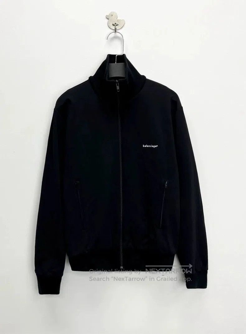 Balenciaga Balenciaga Black Logo Zip Jacket. Size US S / EU 44-46 / 1 - 1 Thumbnail