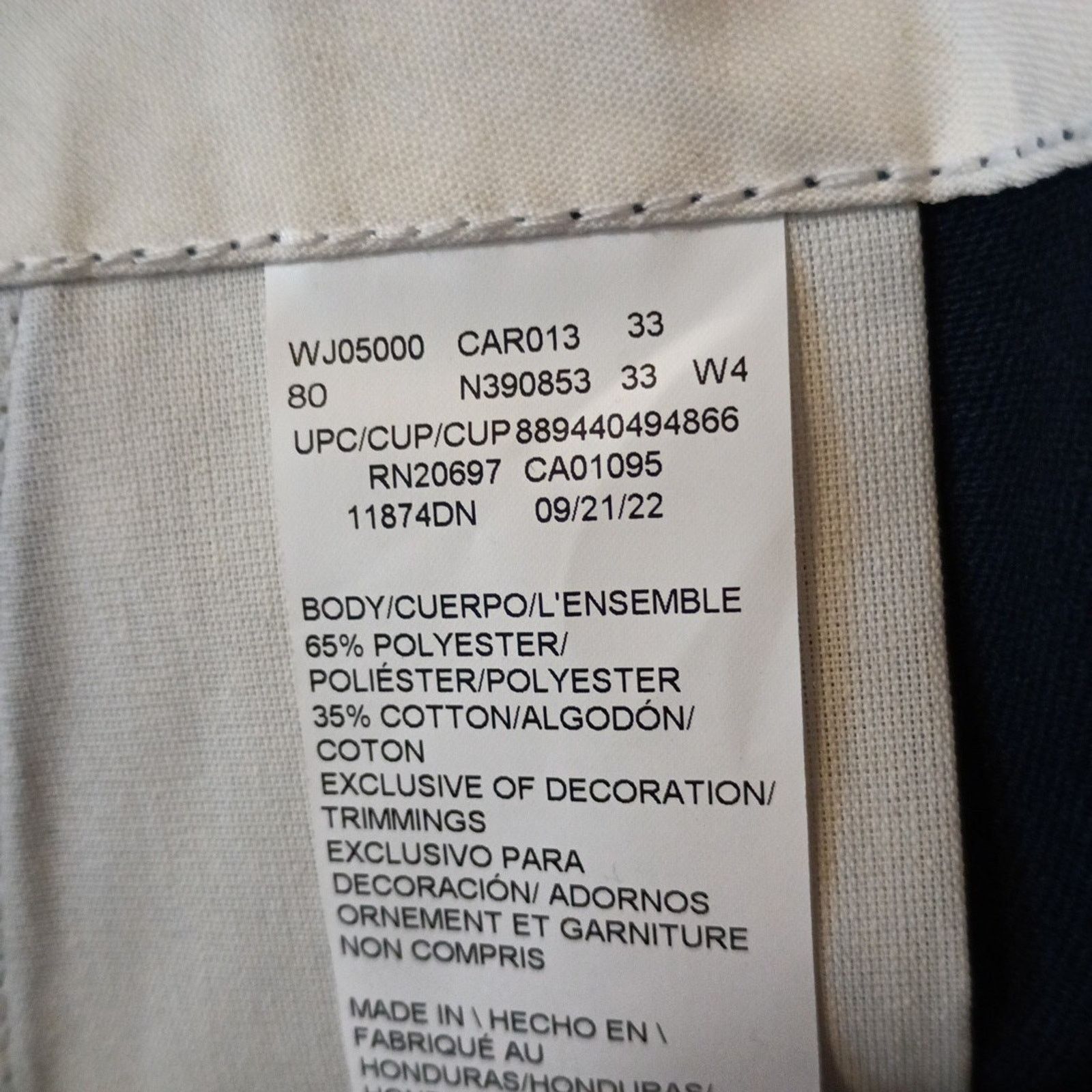Dickies Dickies 874 Work Pants Men's 30x32 Flex Blue Original Fit Size US 30 / EU 46 - 6 Thumbnail