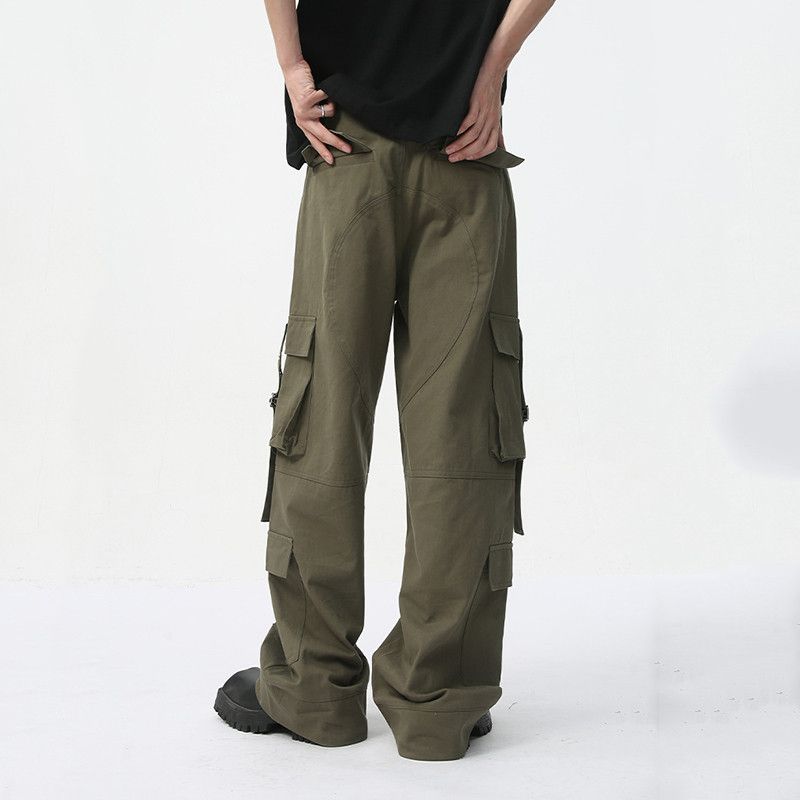 Japanese Brand Men's Cargo Pants Multi Pocket Size US 33 - 2 Thumbnail