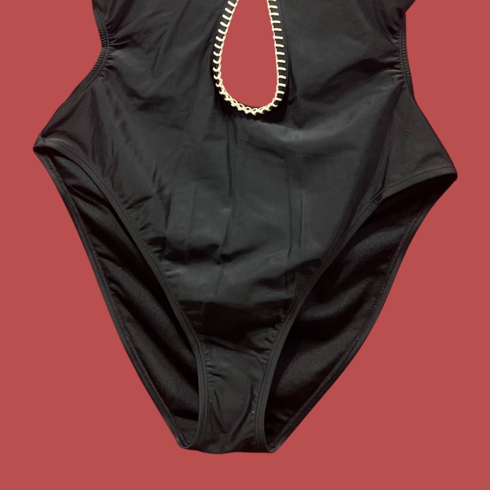 Other Shade & Shore - Women's Plunge Bead Detail Extra High Leg On Size ONE SIZE - 16 Thumbnail