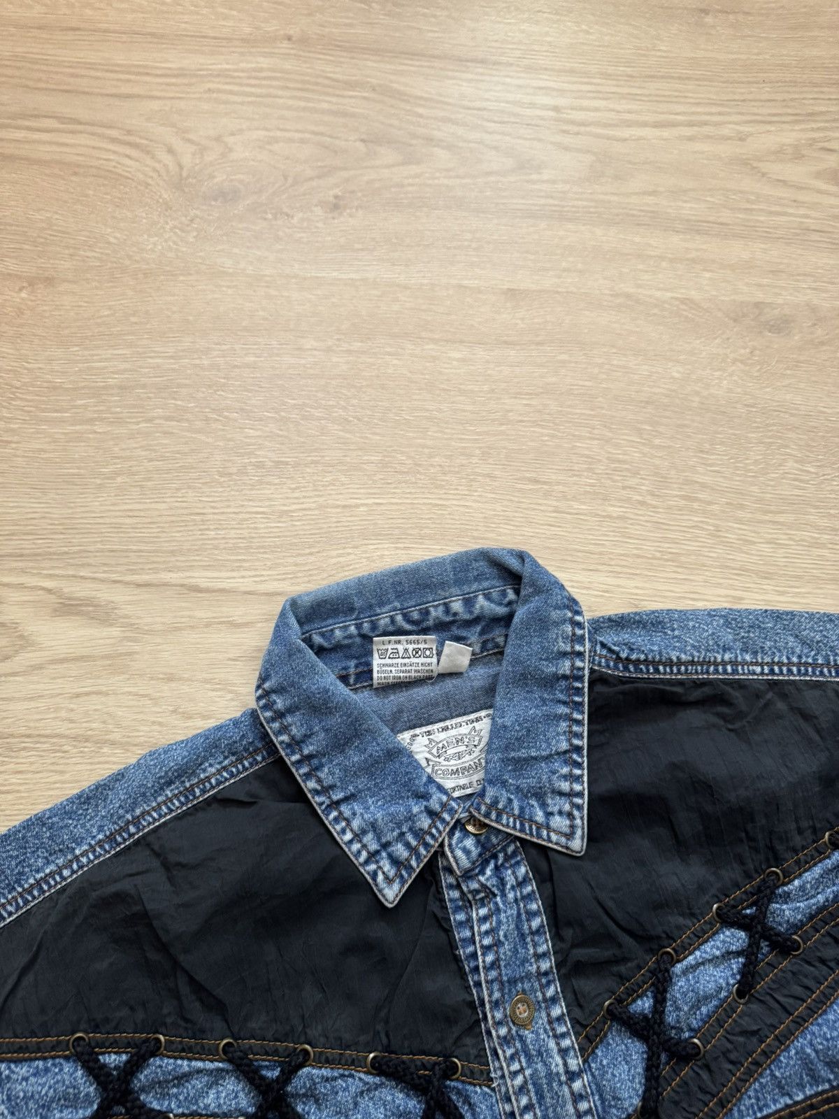 Cowboy Equipment Vintage 90’s Cowboy Western Jeans Baggy Shirt Size US XL / EU 56 / 4 - 4 Thumbnail
