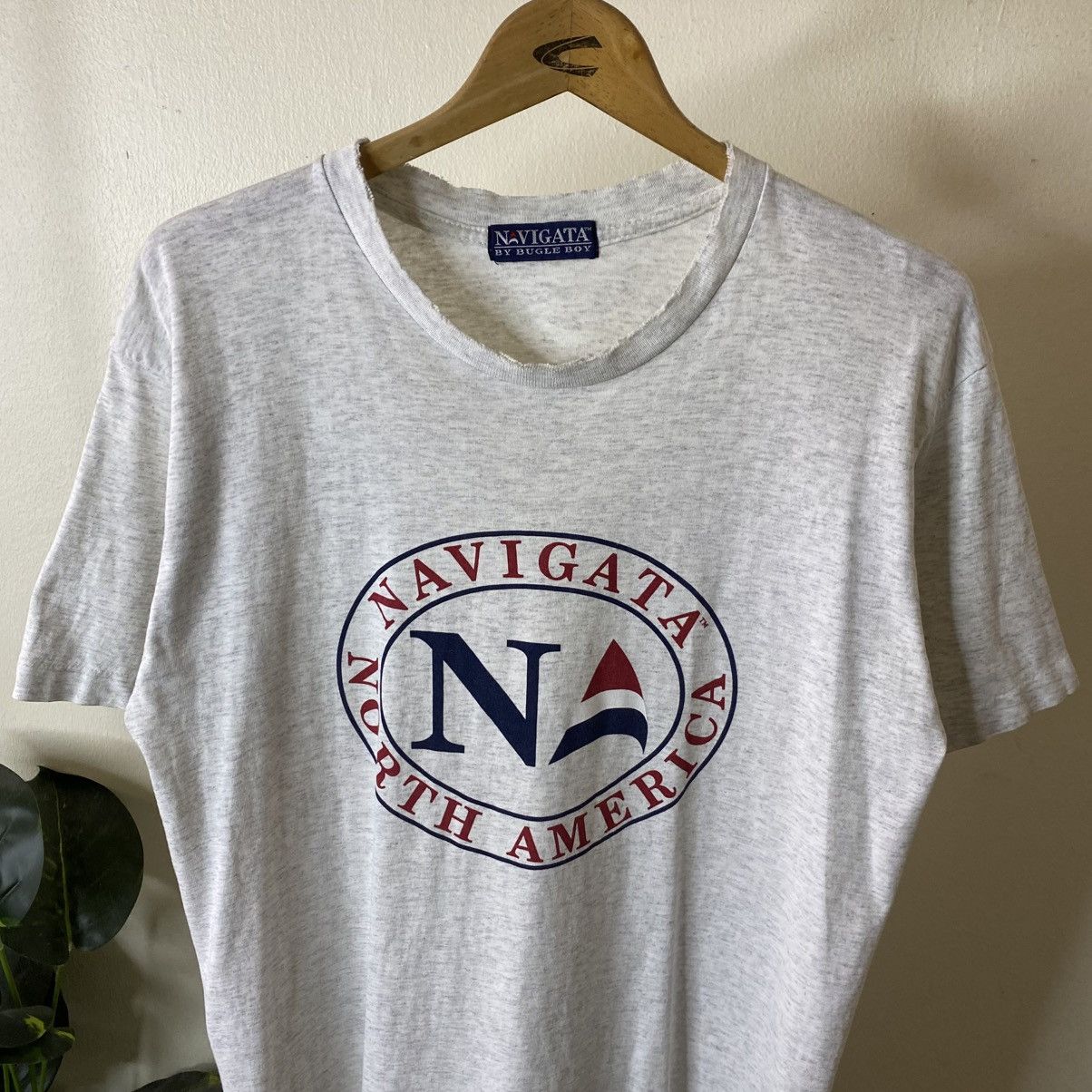 Bugle Boy Vintage 90s Navigata By Bugle Boy Streetwear T Shirt Size US M / EU 48-50 / 2 - 2 Thumbnail