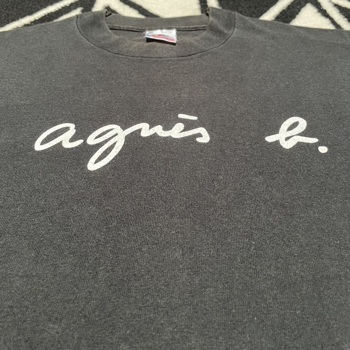agnes b. VINTAGE AGNES B HOMME MEN PARIS SPELL OUT T-SHIRT Size US M / EU 48-50 / 2 - 3 Thumbnail