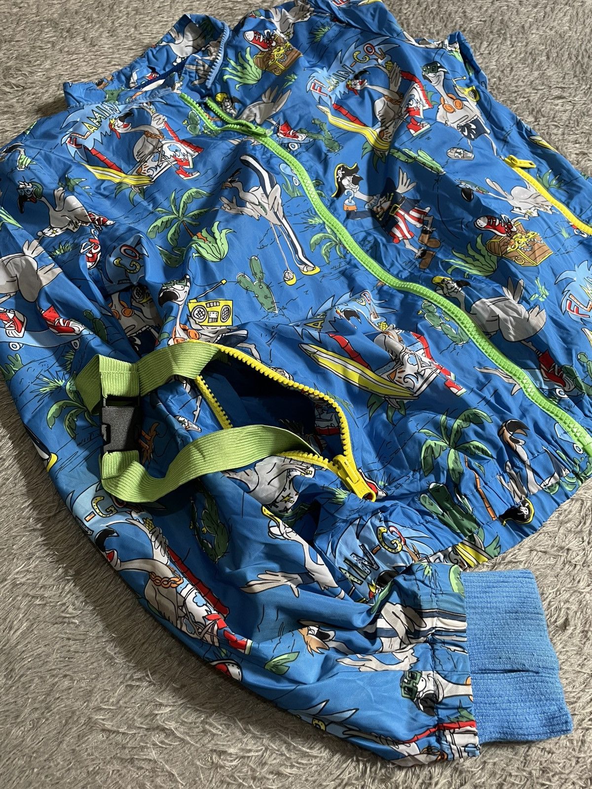 Stella McCartney Stella McCARTNEY Kids Flamingo packable jacket Size US XXS / EU 40 - 10 Thumbnail