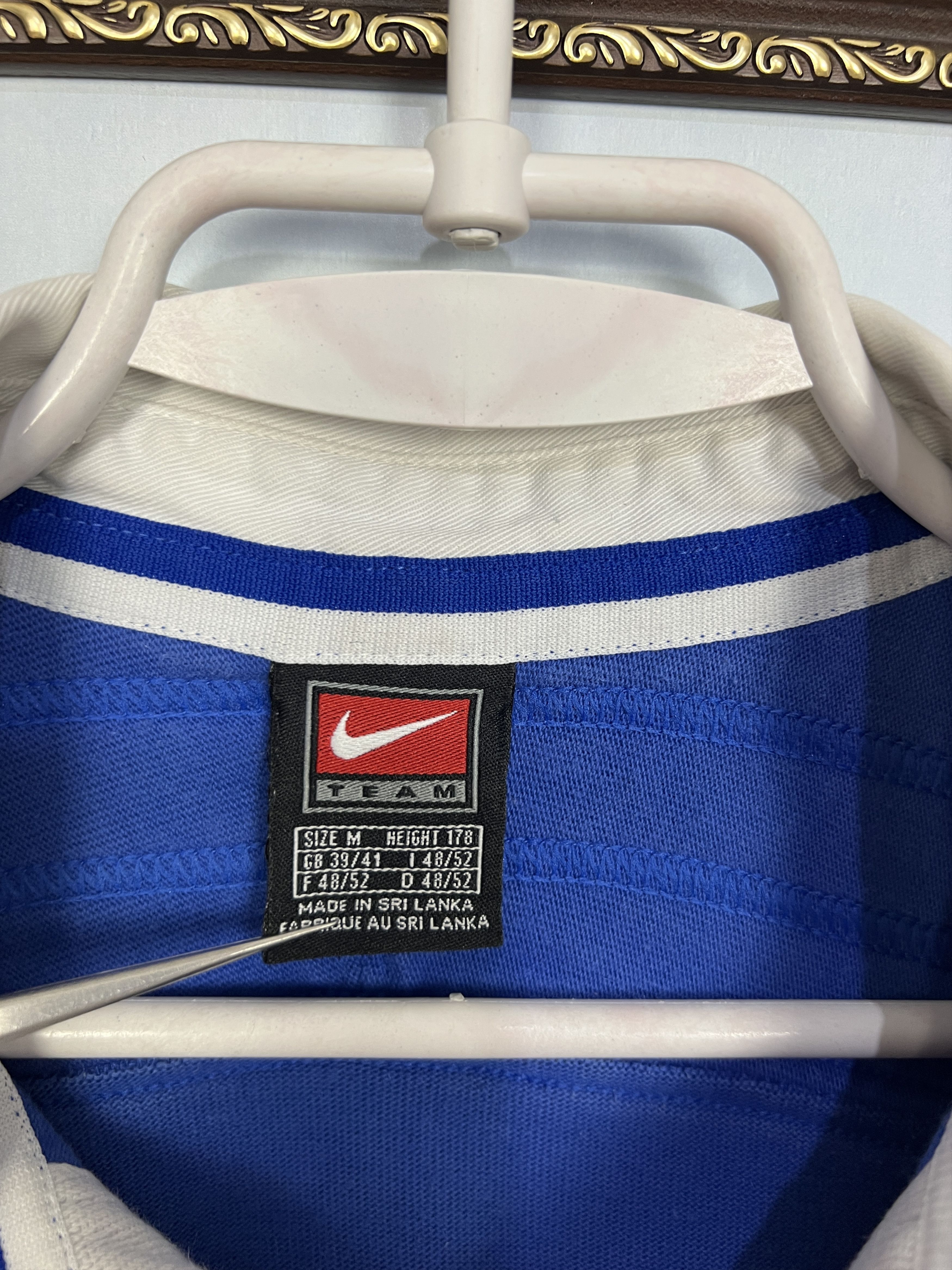 Nike Vintage 90's France Rugby Union Long Sleeve Jersey Trikot Size US M / EU 48-50 / 2 - 6 Thumbnail