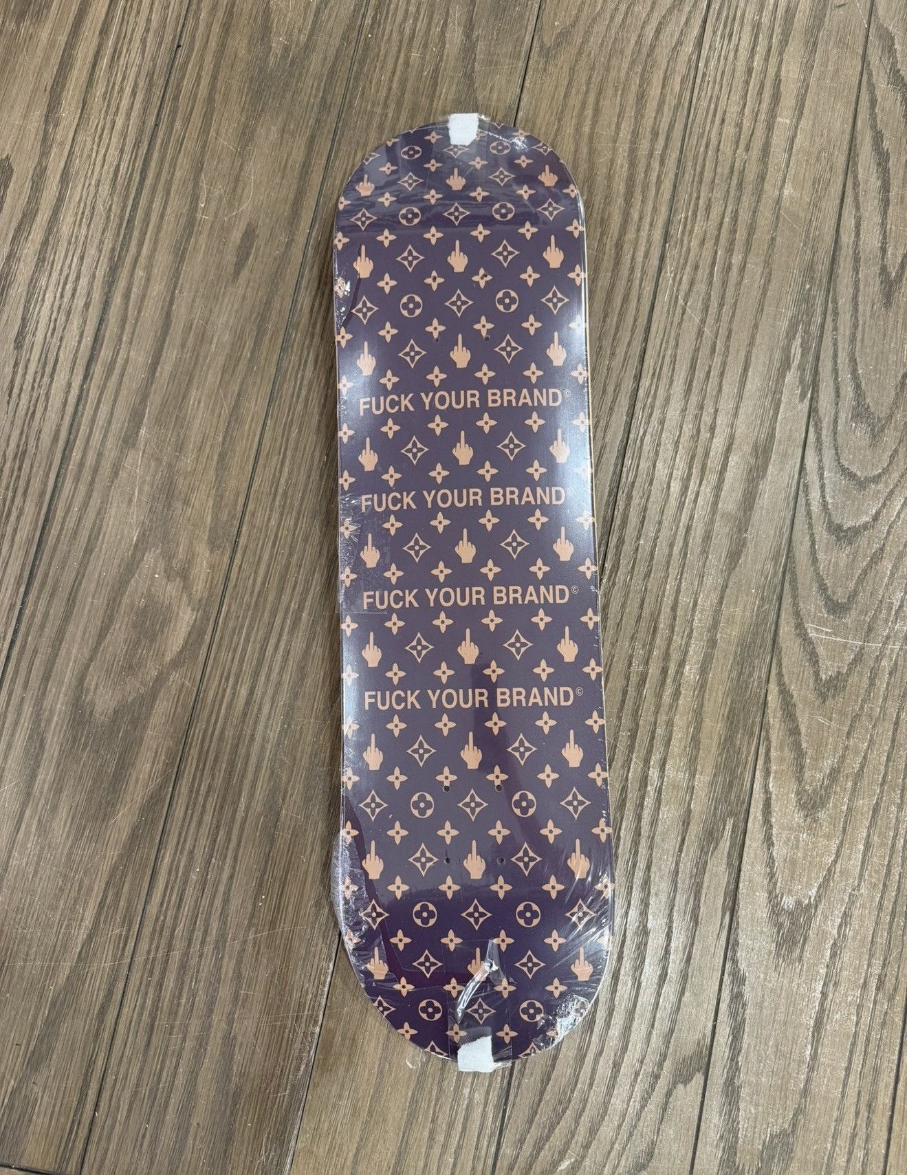 Designer 🖕🏻 FUCK YOUR BRAND Monogram Deck LV Designer Skateboard 🖕🏻 Size ONE SIZE - 2 Thumbnail