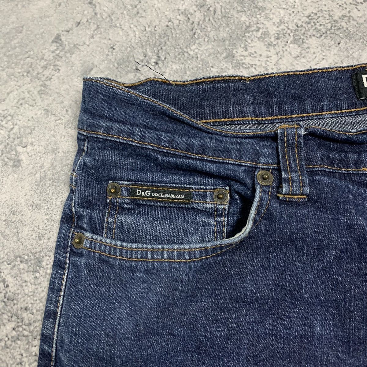 Dolce & Gabbana Men’s Dolce&Gabbana Navy Blue Jeans Size 48 Made In Italy Size US 34 / EU 50 - 9 Thumbnail