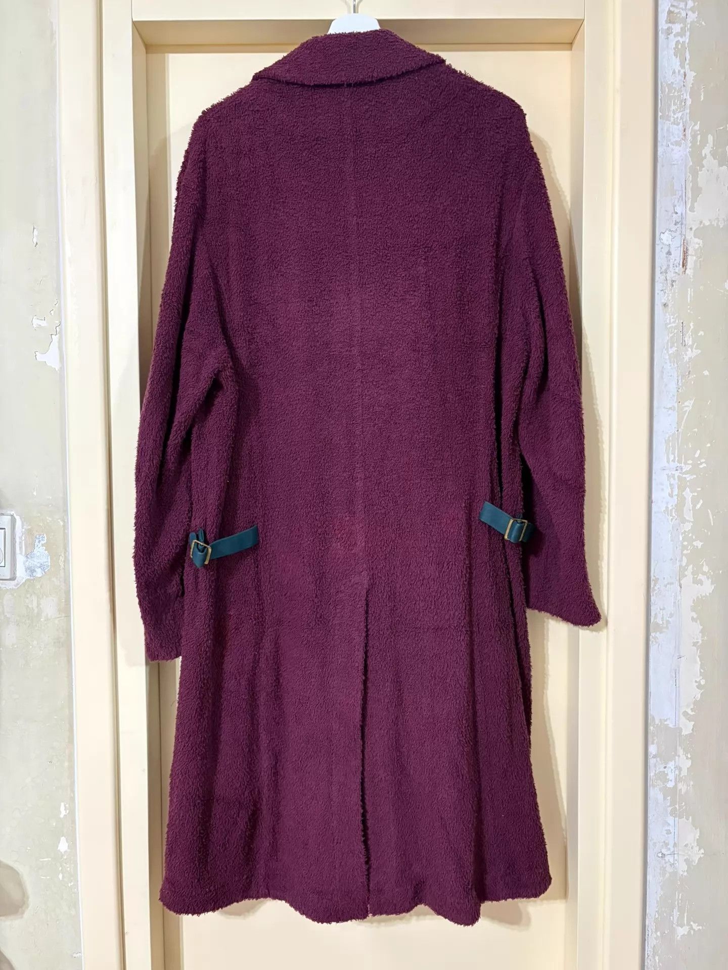 Undercover Undercover SS21 Burgundy Fluffy Towel Jacket Size US L / EU 52-54 / 3 - 3 Thumbnail