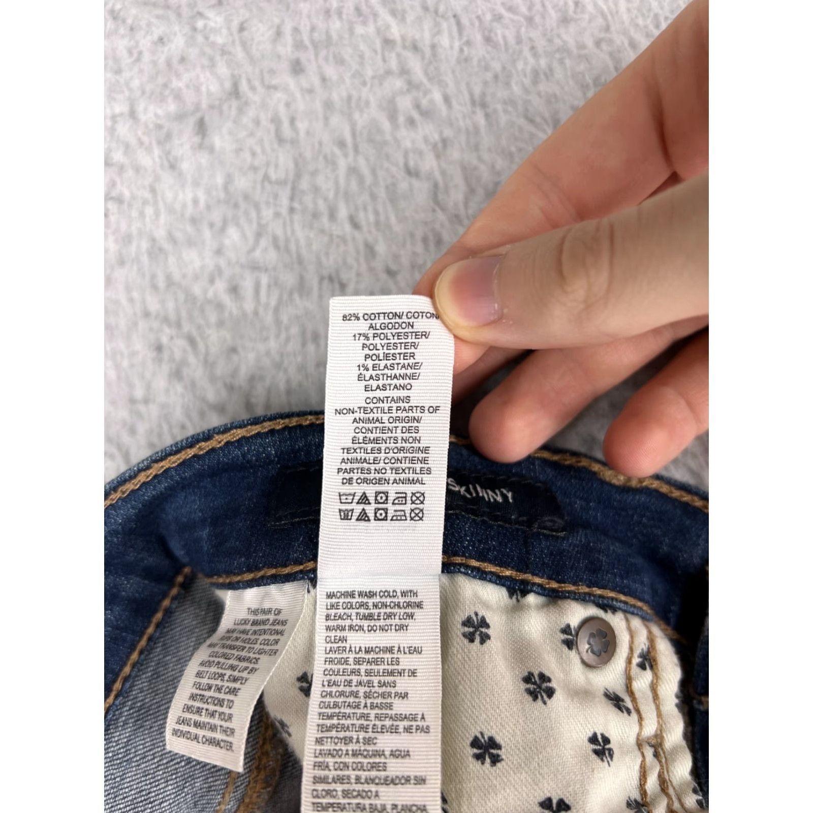 Lucky Brand Lucky Brand Jeans Womens 6 Regular Blue Denim Straight Fit 28" Inseam 30" Waist Medium Wash 5-Pocket Distressed Modern USA Mens Womens Size 28" / US 6 / IT 42 - 6 Thumbnail