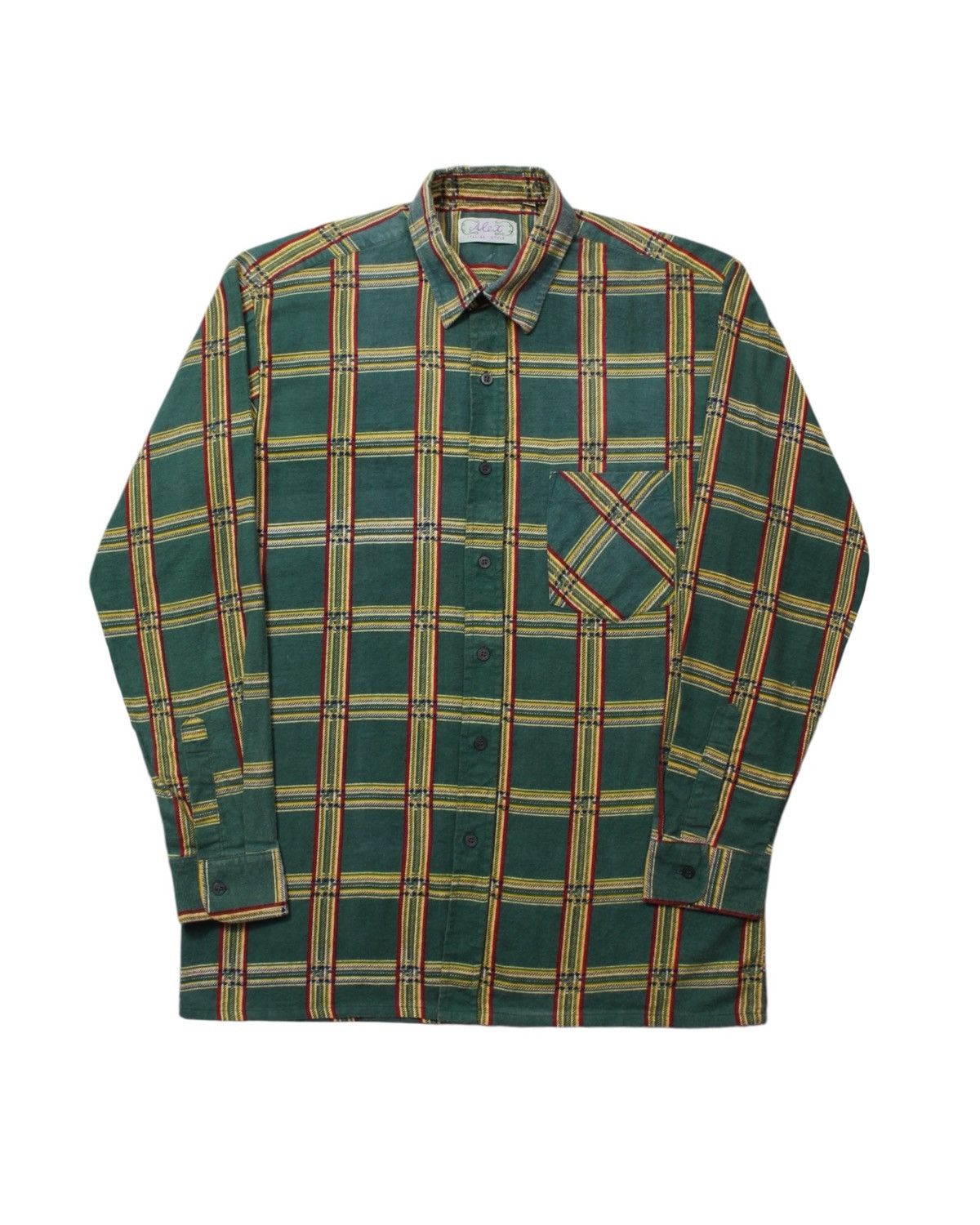 Japanese Brand × Vintage ALEX ITALIAN STYLE TARTAN SHIRT Size US L / EU 52-54 / 3 - 1 Thumbnail