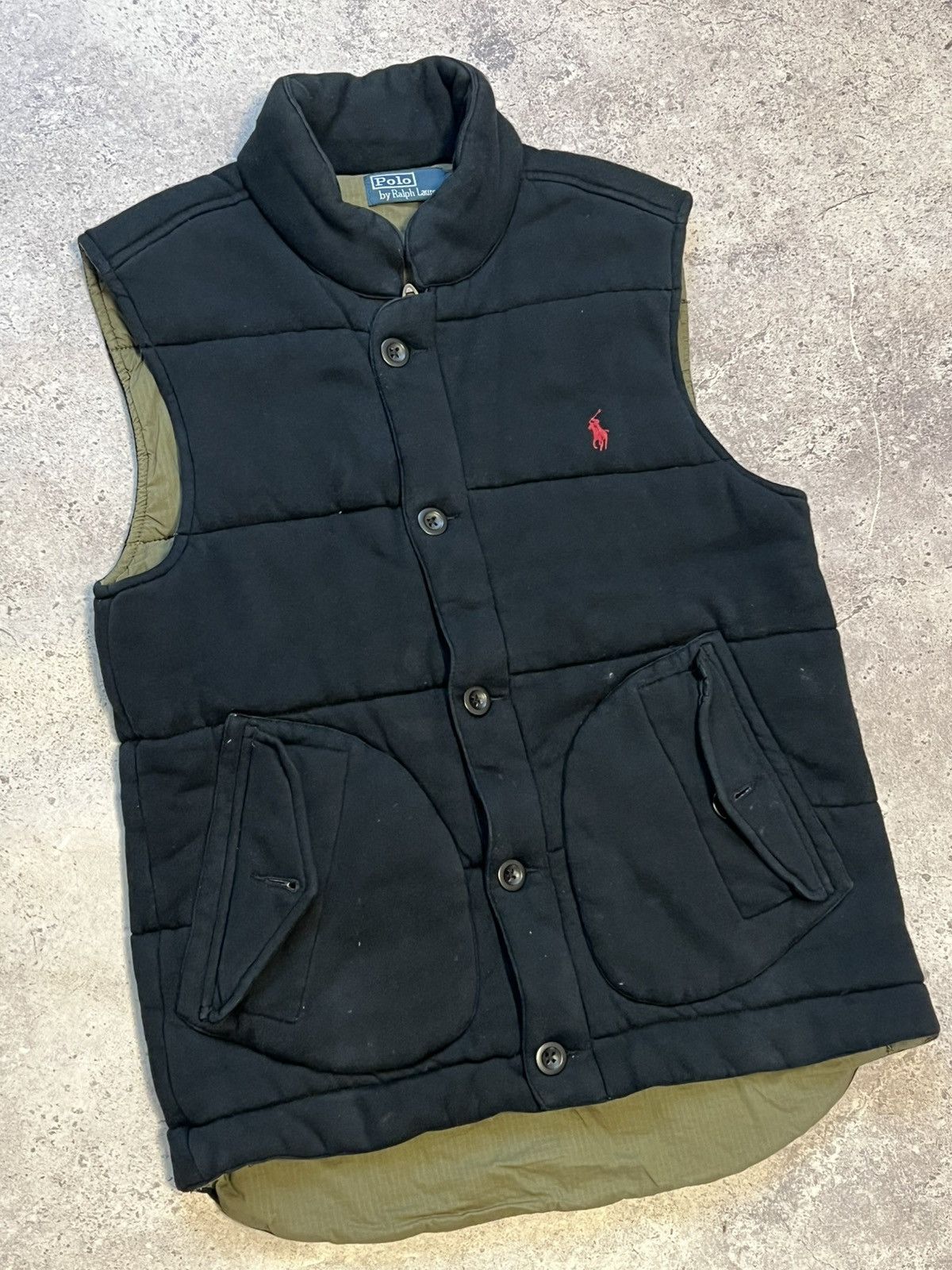 Polo Ralph Lauren × RRL Ralph Lauren Vintage Polo Ralph Lauren Puffed Plaid Lining Vest Size US M / EU 48-50 / 2 - 2 Thumbnail