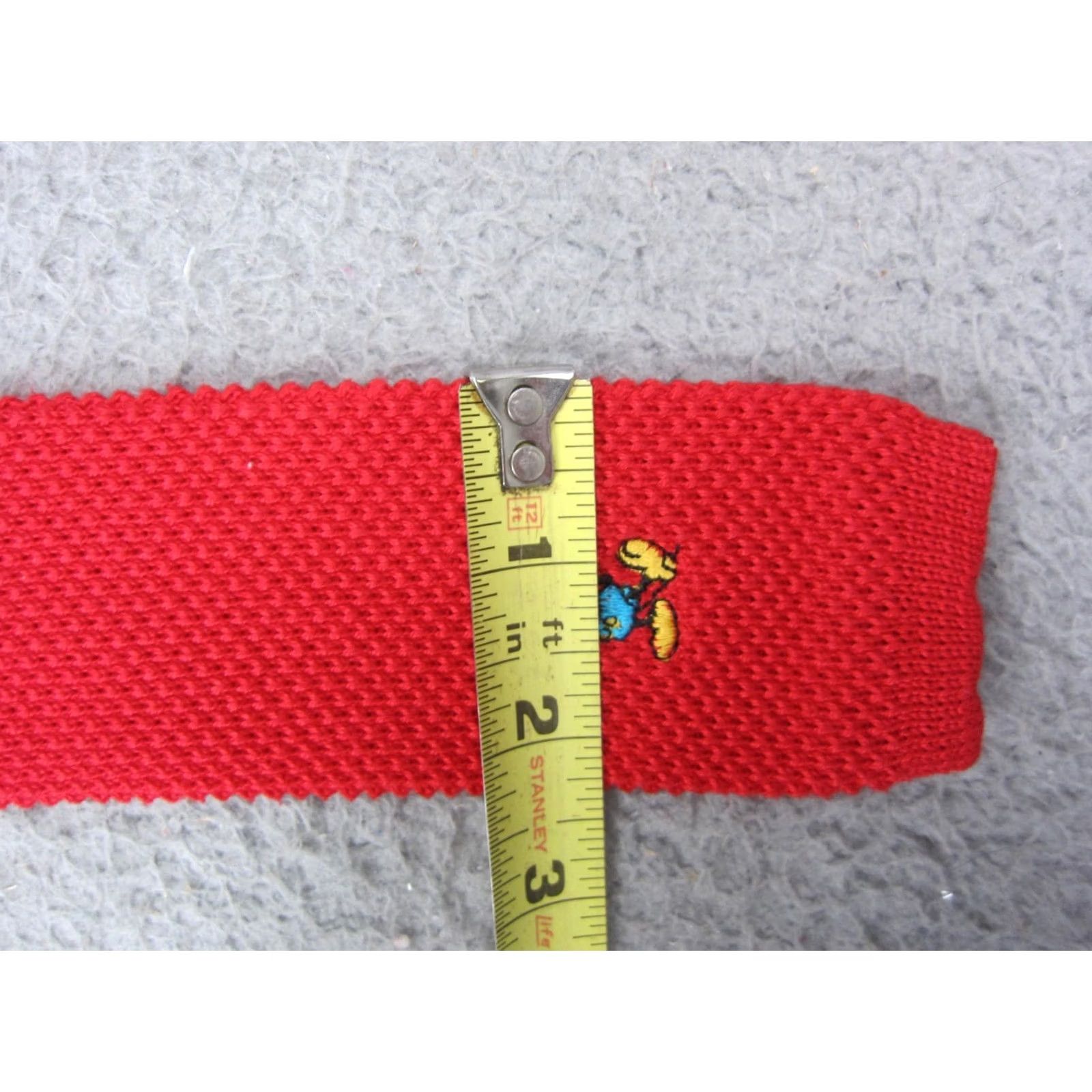 Disney VINTAGE Disney Mickey Mouse Knit Tie Mens Red Short One Size Tie Approval: Handmade? No (but keep exact title) Size ONE SIZE - 5 Thumbnail