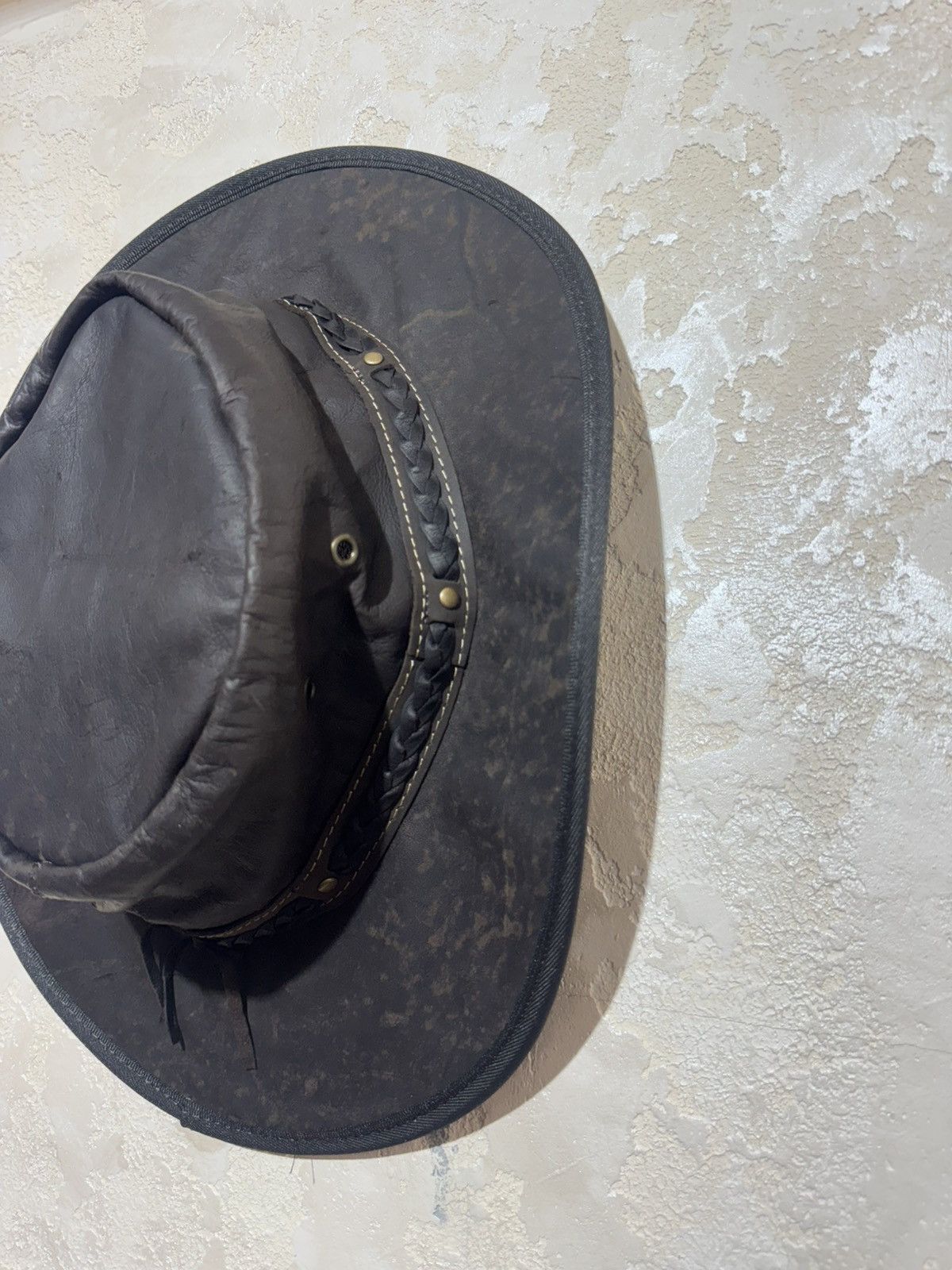 Vintage BarmahHats Vintage Kangaroo Leather Hat Size ONE SIZE - 15 Thumbnail