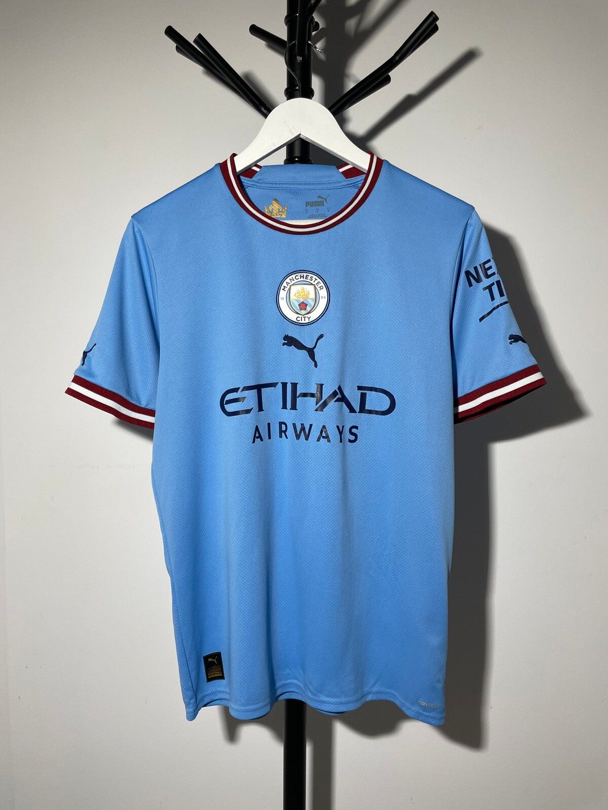 Pre-owned Nike X Soccer Jersey Manchester City Puma Football Jersey In Blue