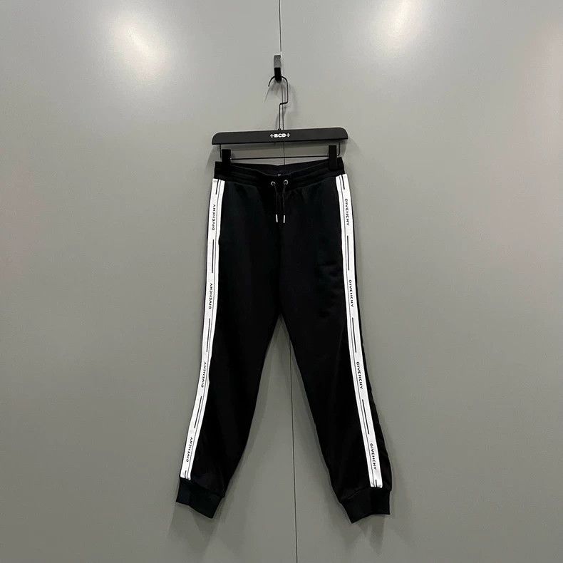 Givenchy Givenchy Size12 Side Stripe Logo Long Pants Size US 29 - 1 Thumbnail
