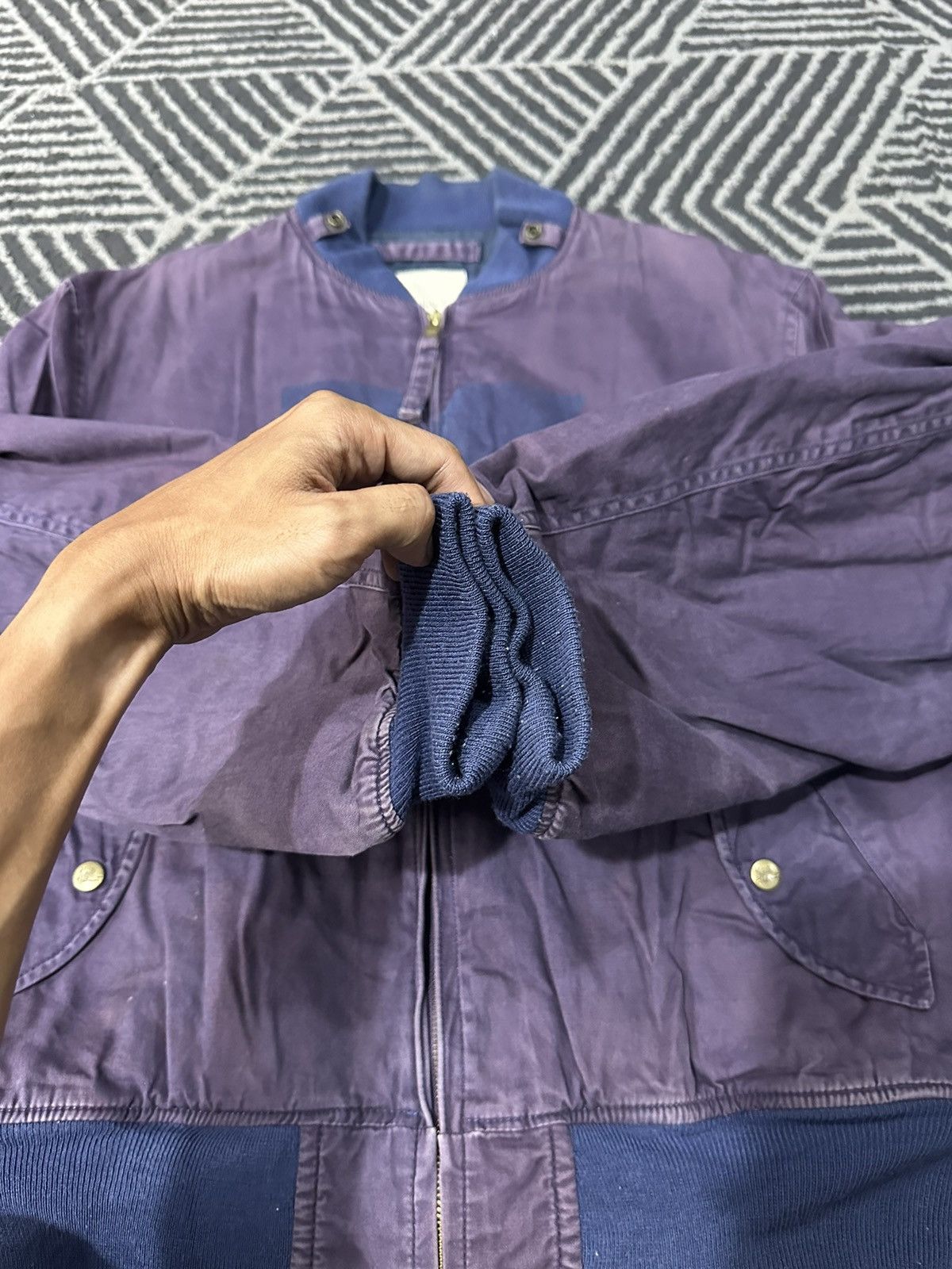 Designer × Karl Helmut × Vintage Vintage KARL HELMUT Patches Design Bomber Jacket Size US XL / EU 56 / 4 - 13 Thumbnail