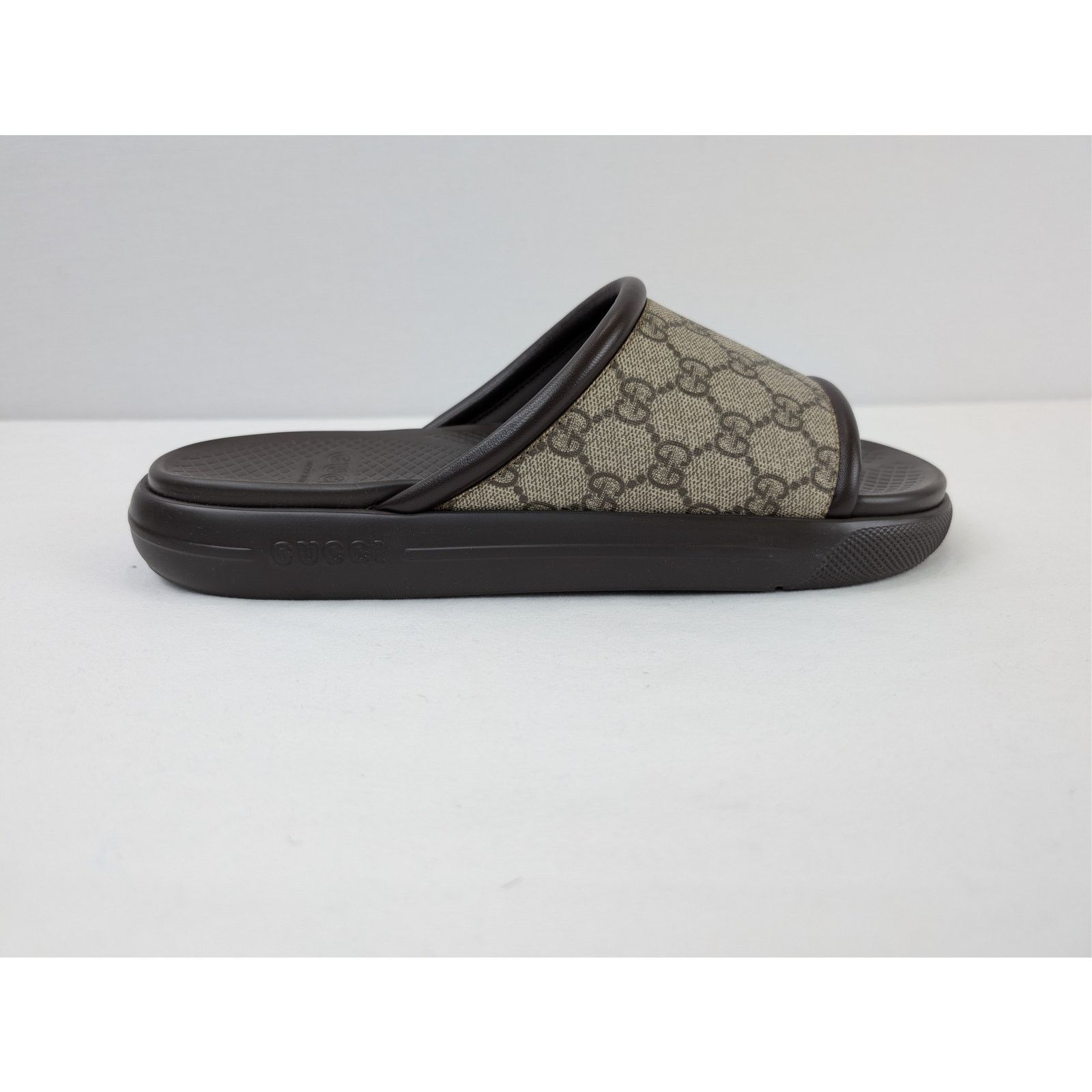 Gucci o1rshd1 Supreme Nappa Samoa Sandal Plastic R.S Slipper Beige Size US 8.5 / EU 41-42 - 4 Thumbnail