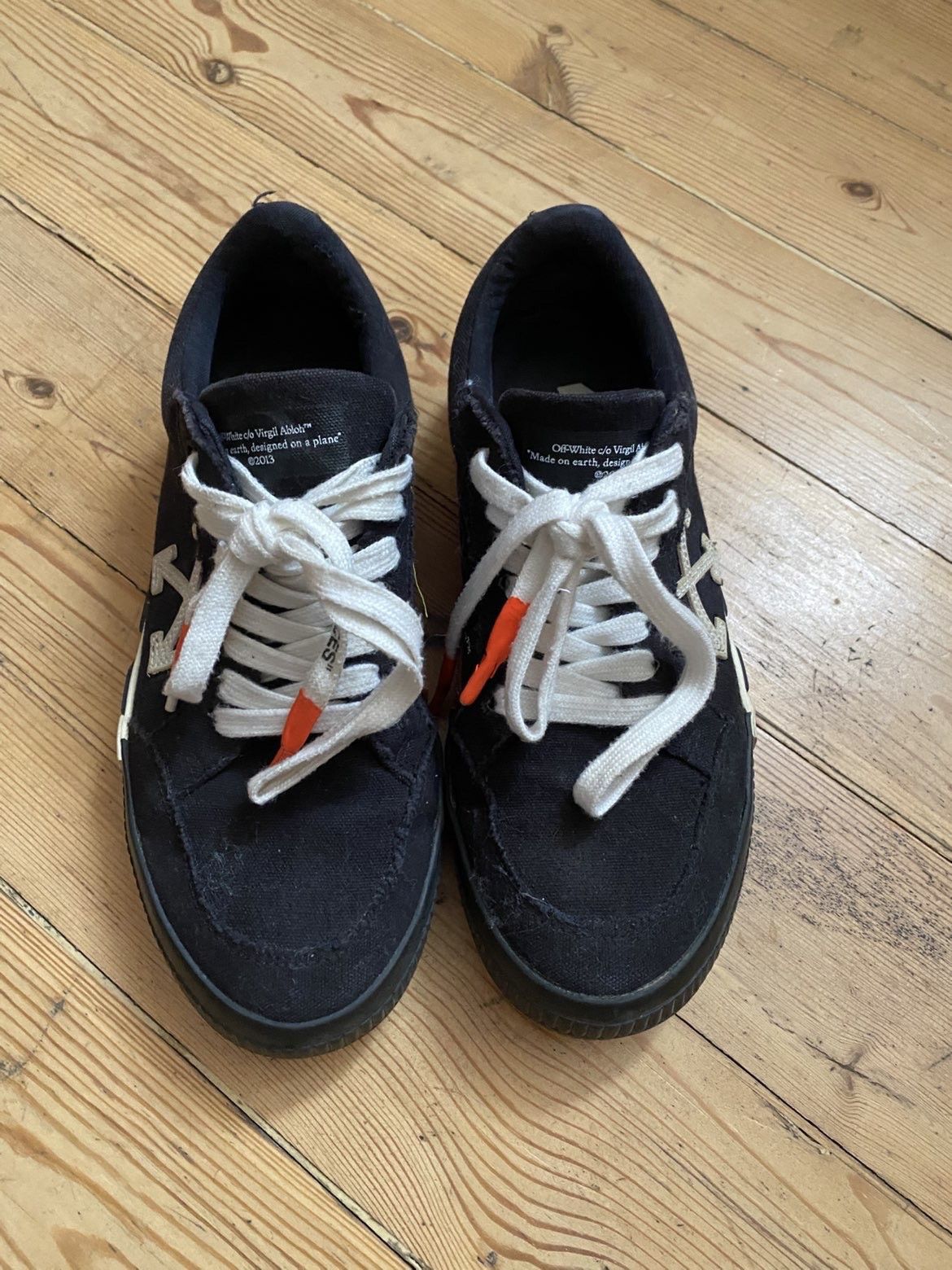 Off-White Off-White Vulc Low Black White Arrow Size US 5.5 / EU 38 - 3 Thumbnail