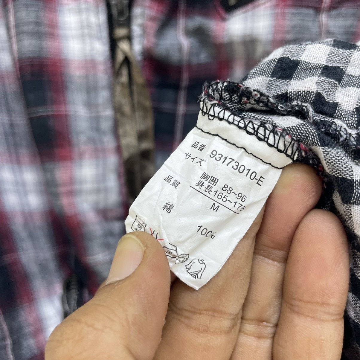 14th Addiction Japanese Brand Slipping And Sliding Tartan Sleeve Less Punk Size M / US 6-8 / IT 42-44 - 6 Thumbnail