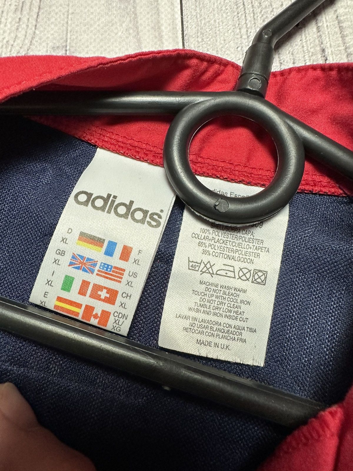 Adidas × Vintage Vintage adidas Spain soccer jersey size XL rare Size US XL / EU 56 / 4 - 6 Thumbnail