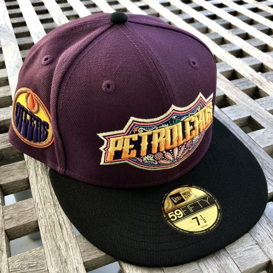 New Era Edmonton Oilers Petroleros Mexican Day MyFitteds Hat 7 5/8 Size ONE SIZE - 1 Thumbnail