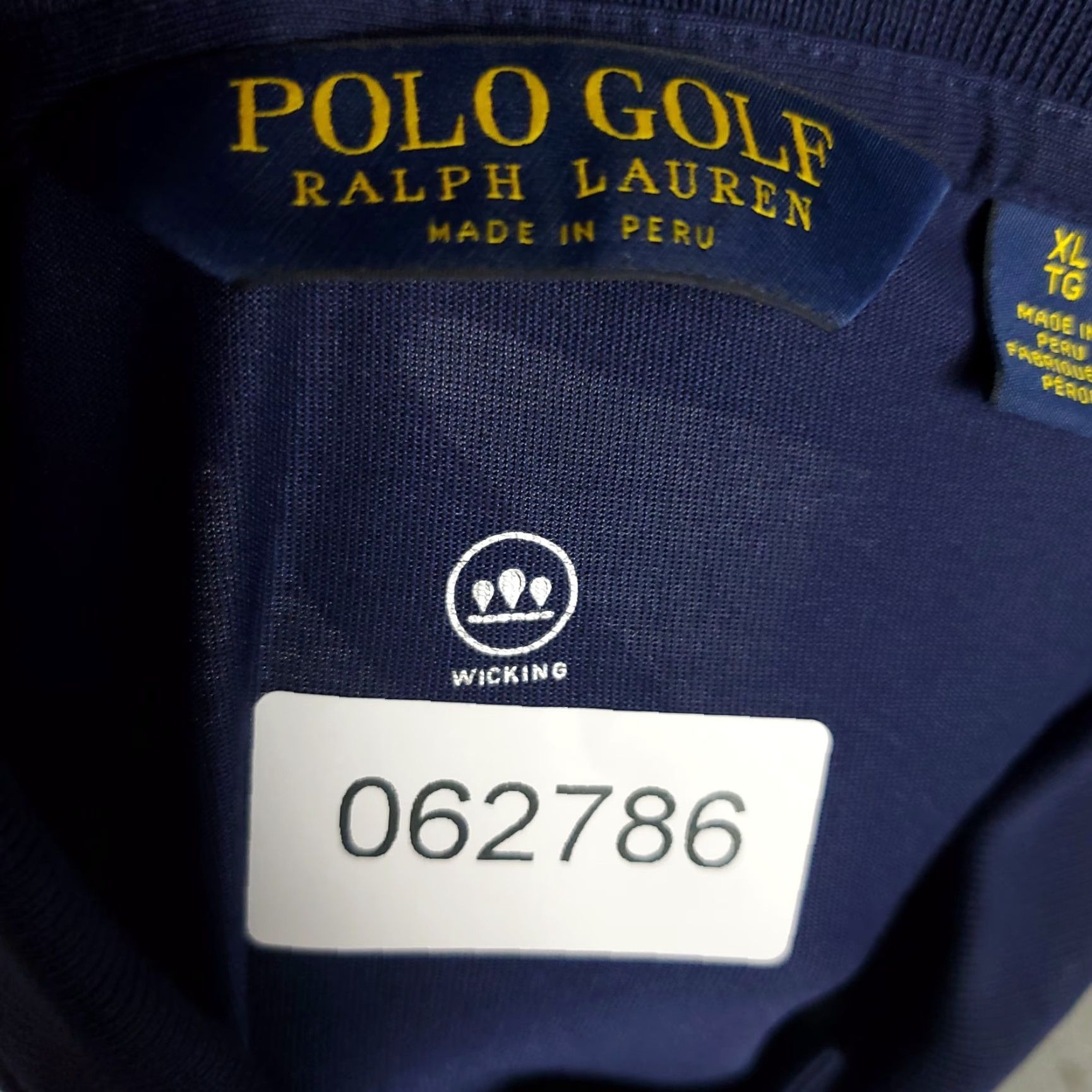 Ralph Lauren Ralph Lauren Polo Shirt Men XL Navy Blue Golf Casual Short Sleeve Shirt M A L-Lined Col l ar Logo Size US XL / EU 56 / 4 - 7 Thumbnail