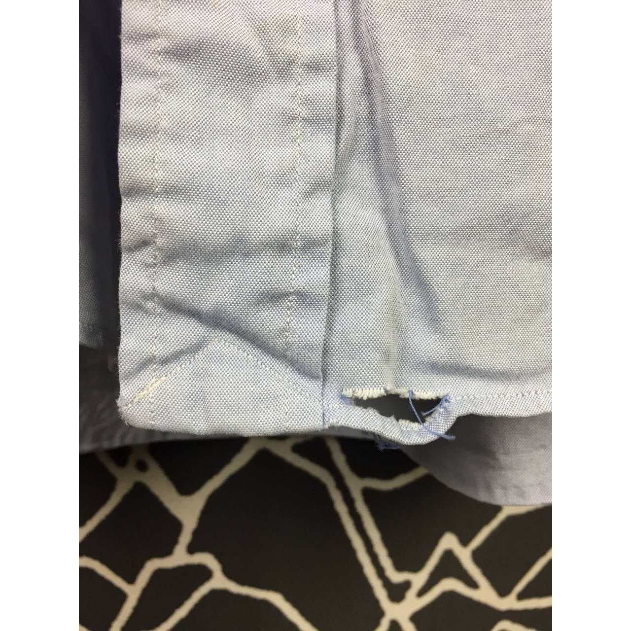 Ralph Lauren × Vintage Vtg Ralph Lauren Yarmouth Cotton Pinpoint Oxford Shirt Size US XXL / EU 58 / 5 - 7 Thumbnail