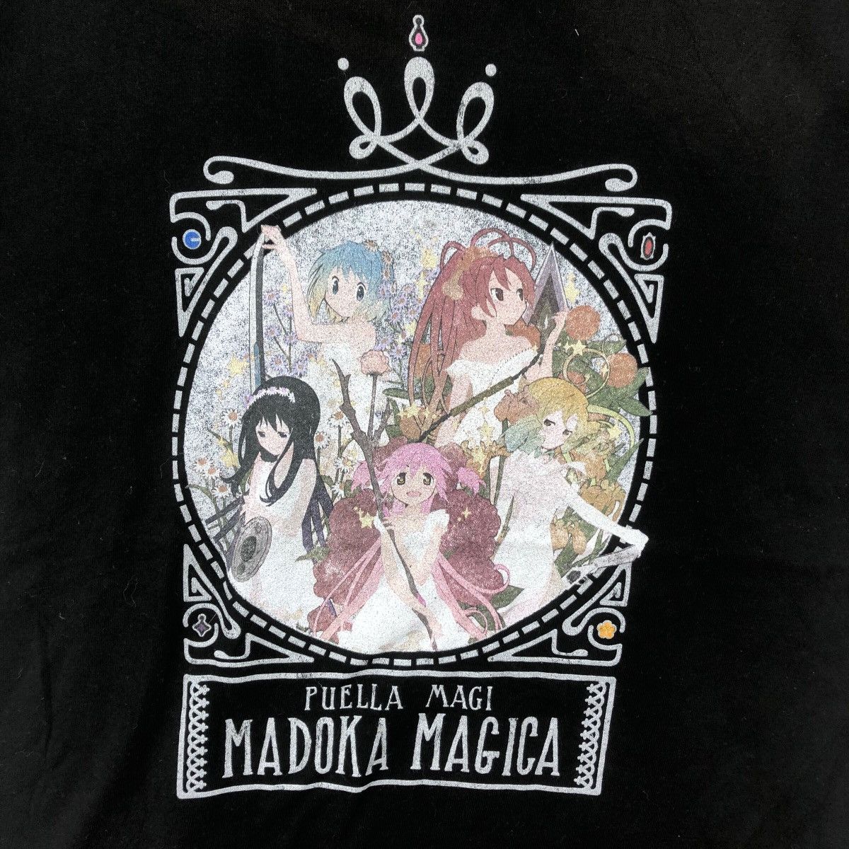 Vintage MADOKA MAGICA PUELLA MAGI Anime Kaname School Tee Size US M / EU 48-50 / 2 - 3 Thumbnail