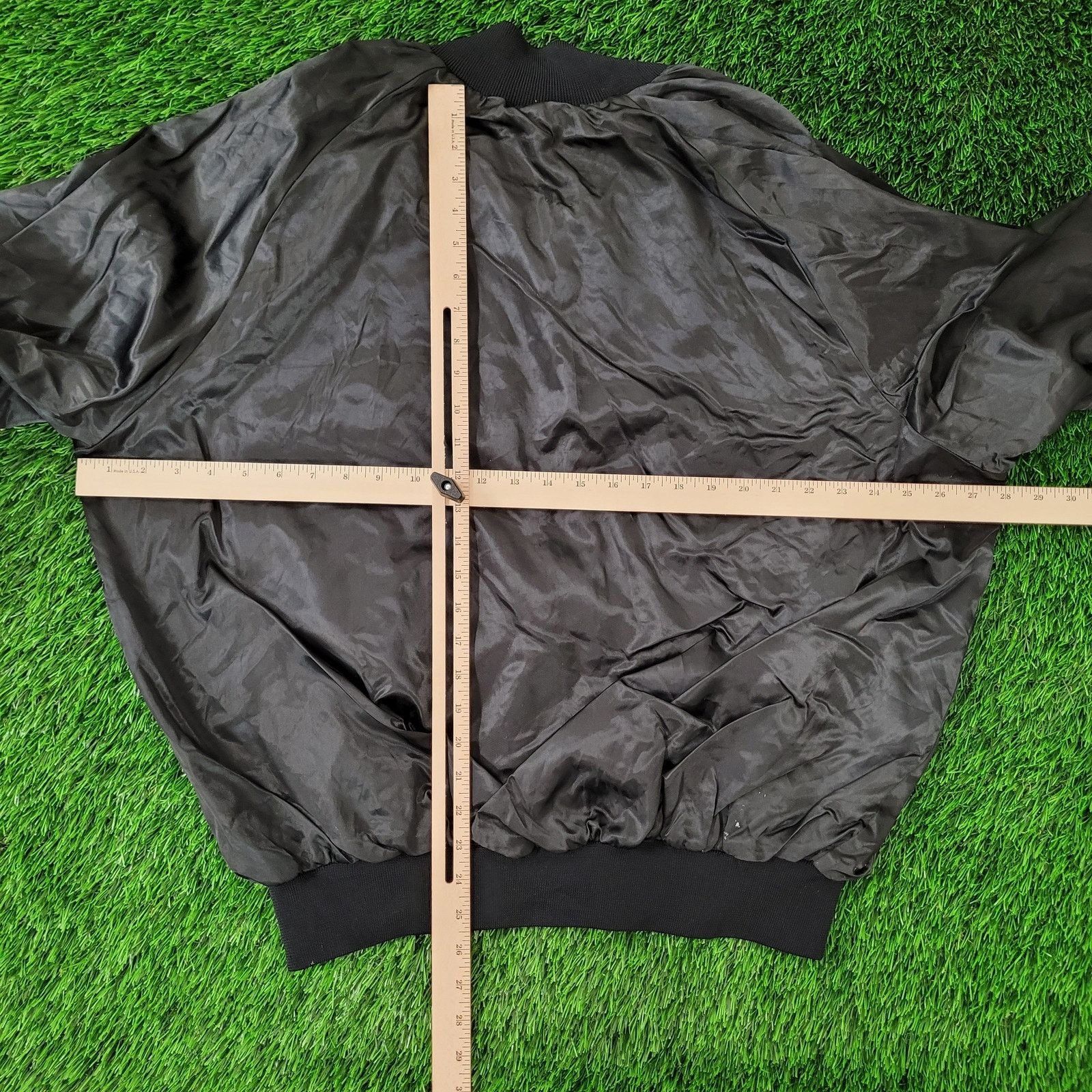 Vintage Vintage Trump-Plaza Satin Bomber Jacket 2XL 28x25 Cropped Size US XXL / EU 58 / 5 - 9 Thumbnail