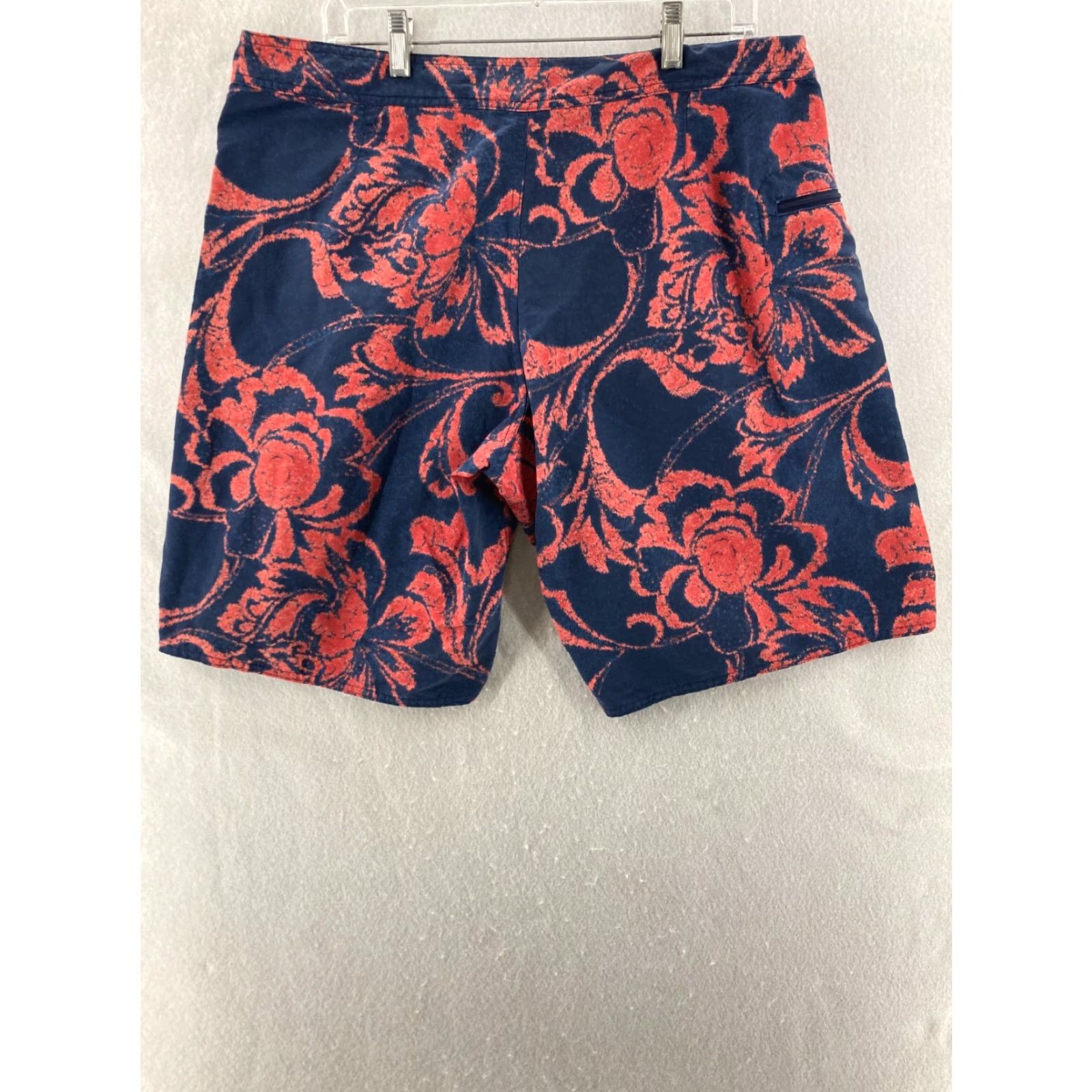 Patagonia Patagonia Swim Trunks Mens Large Lined Board Shorts Floral 38 Blue 100% Nylon Polyester Size US 33 - 7 Thumbnail