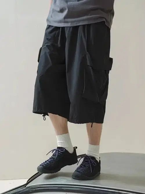 Jean 21SS Tokyo Union Black Cargo Multi Pockets Pants Size US 30 / EU 46 - 1 Thumbnail