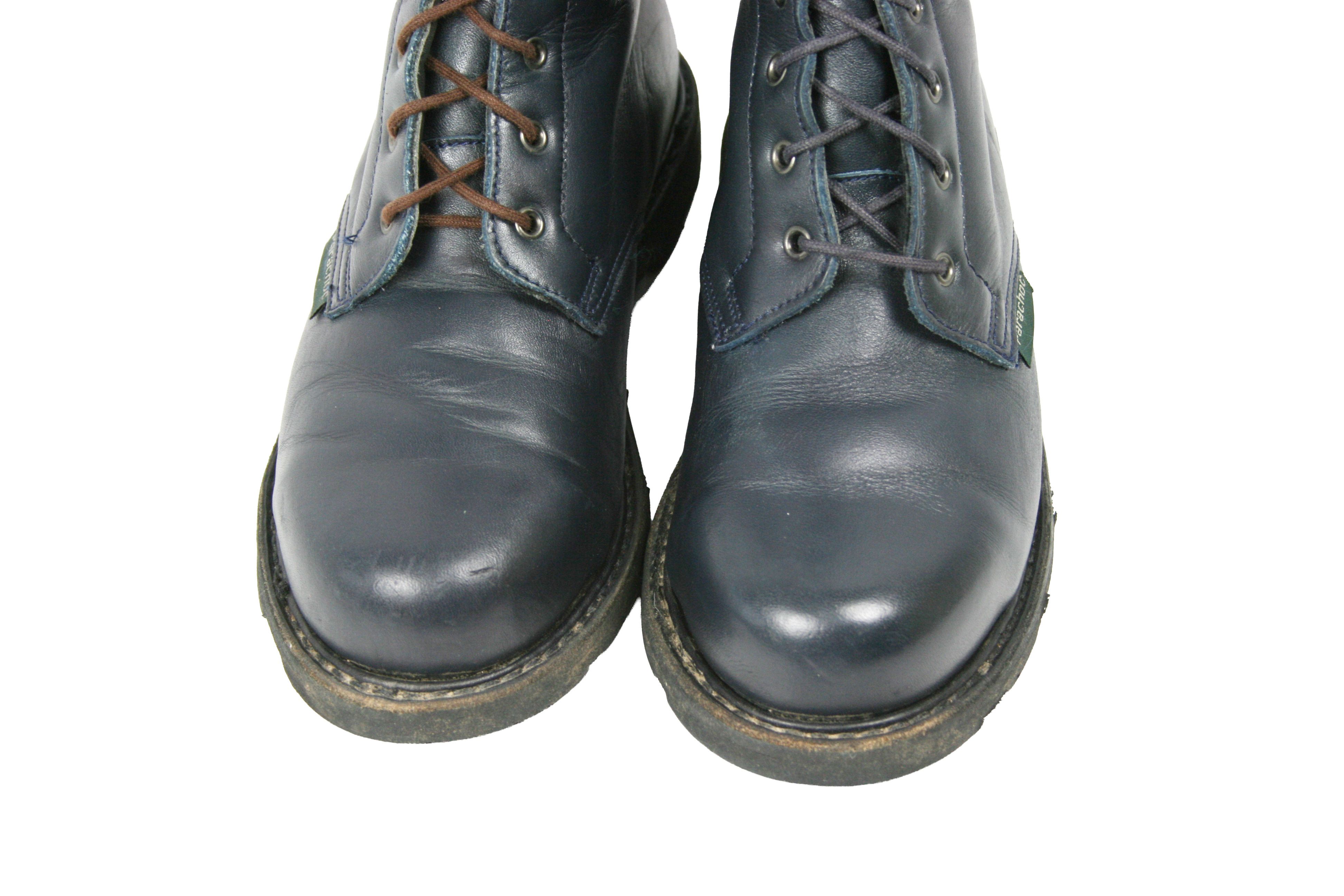 Paraboot Parachoc 90S Leather Lined Biker Work Boots Vintage France Size US 8 / IT 38 - 5 Thumbnail