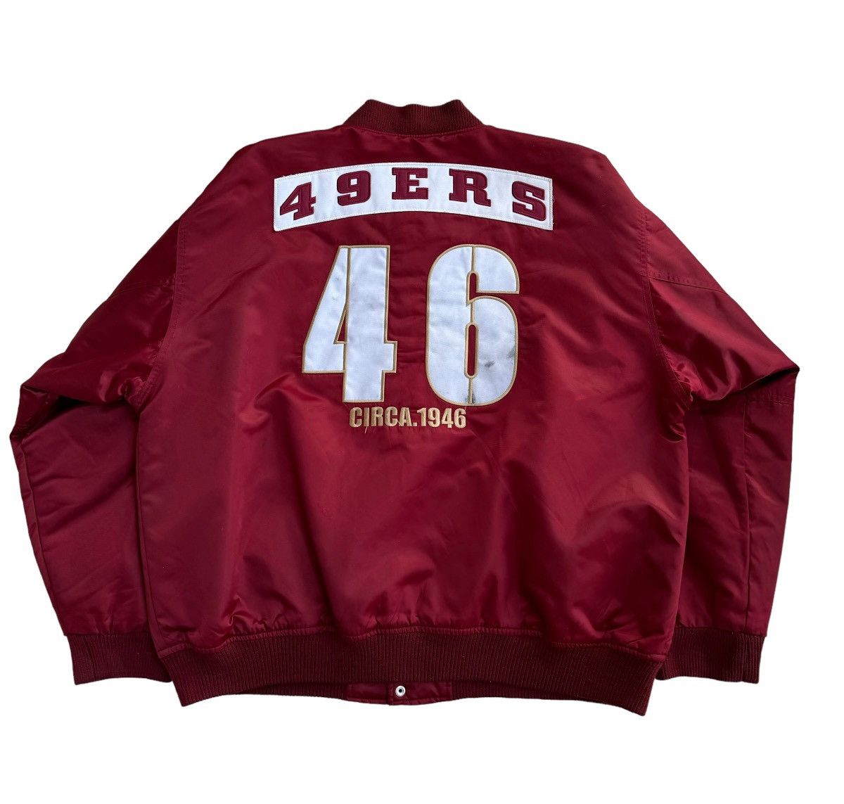 NFL VINTAGE NFL 49 ERS SAN FRANCISCO BOMBER JACKET Size US XL / EU 56 / 4 - 13 Thumbnail